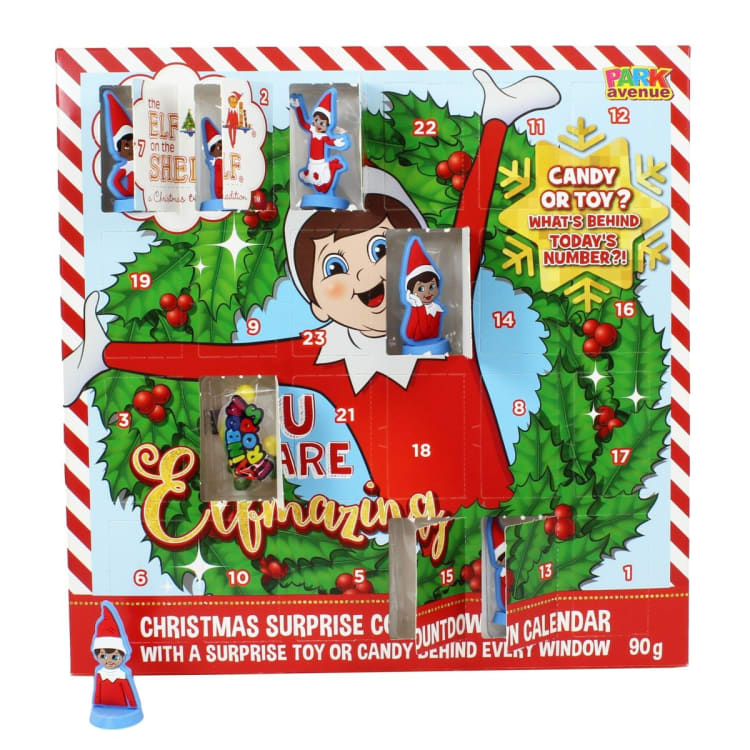 The Elf on the Shelf Christmas Advent Calendar 90g Kmart