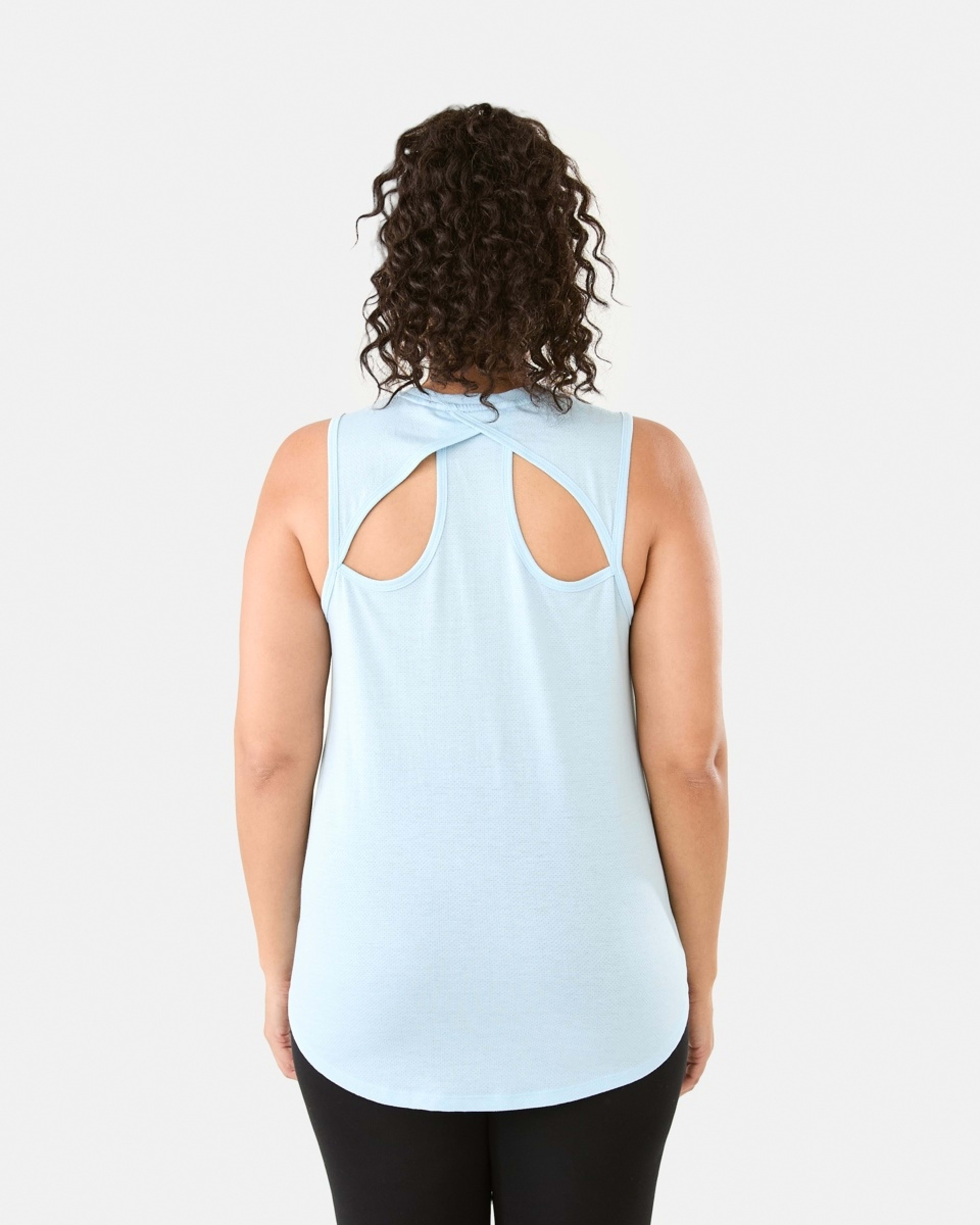 3 Everlast Womens Keyhole Tank EVERLAST POWDER BLUE, 3 of 7