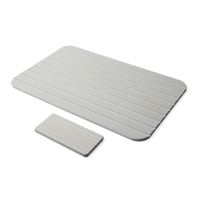 Stone Dry Bath Mat and Tray Set - Kmart