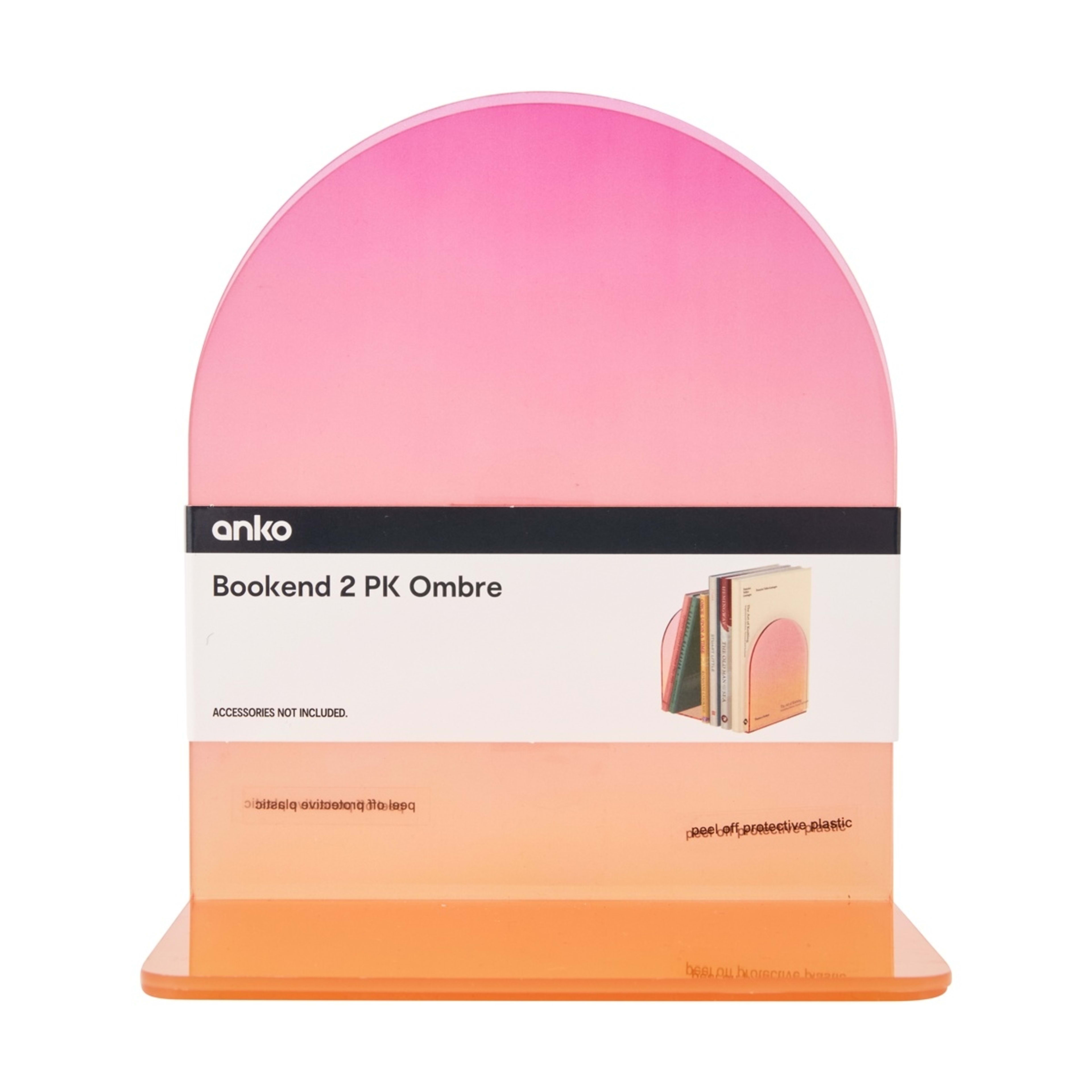 4 2 Pack Ombre Bookends, 4 of 4