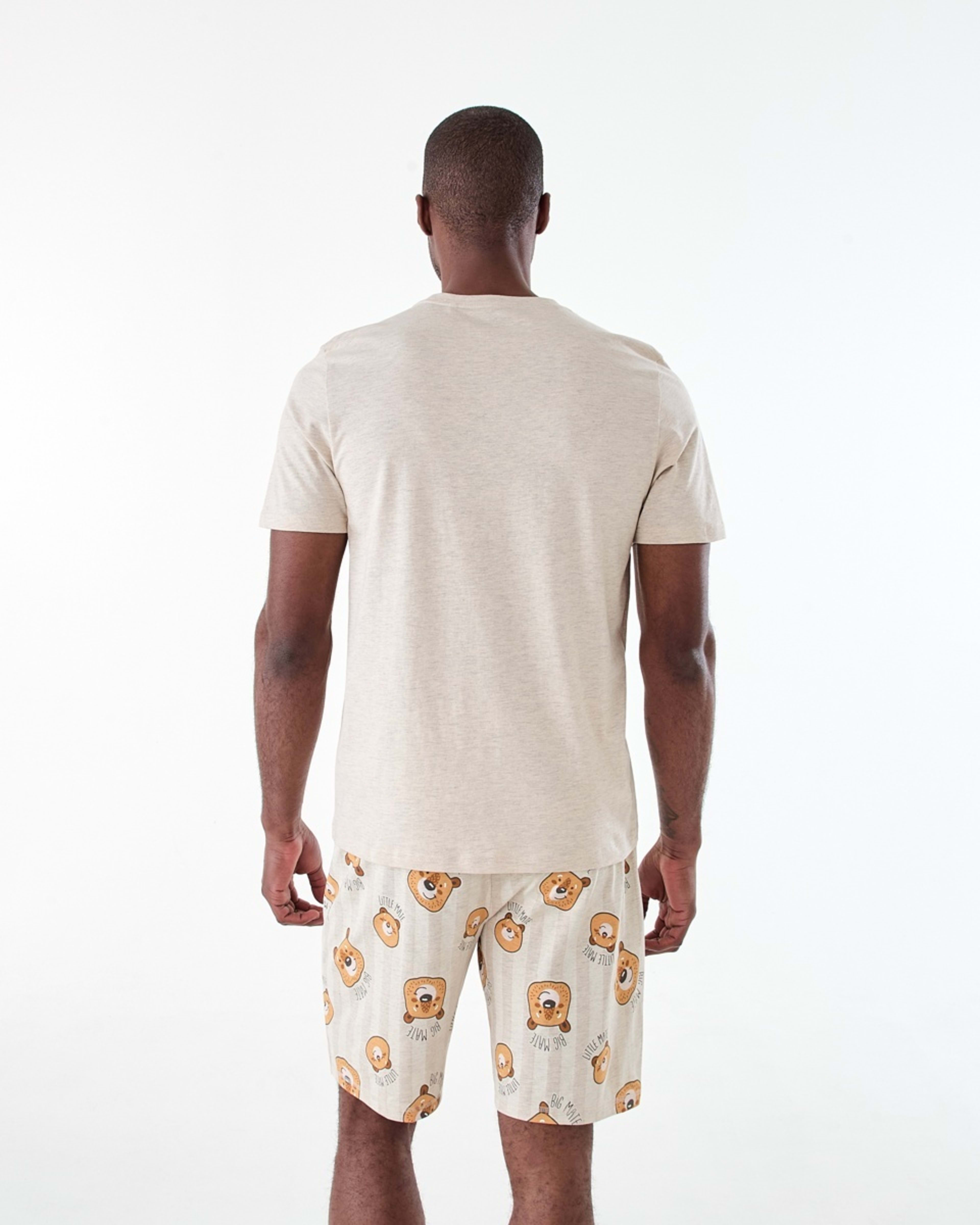 3 Short Sleeve Knit Top and Shorts Family Pyjama Set big mate, 3 of 8