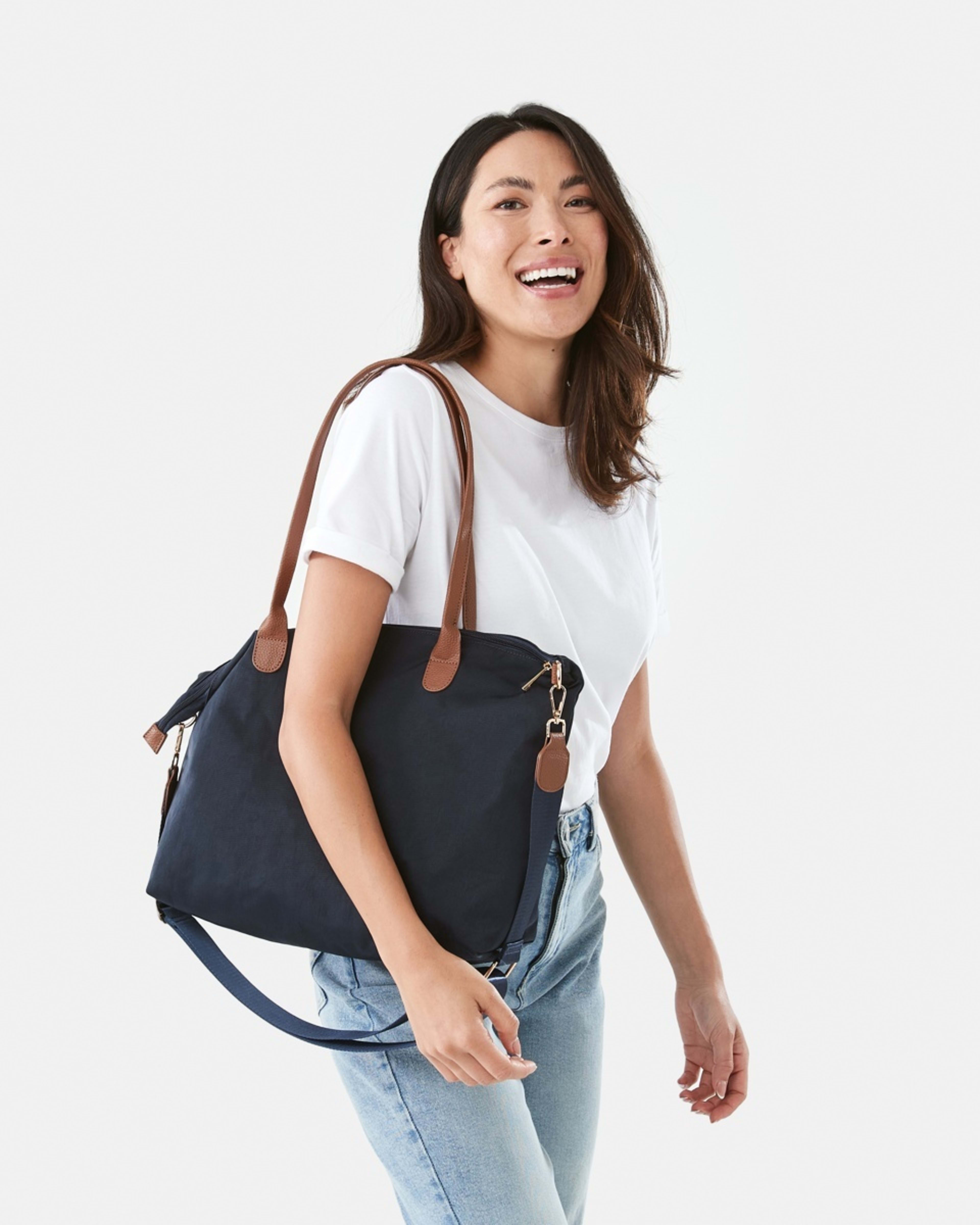 5 Woven Nylon Tote Bag Sky Cptn, 5 of 5