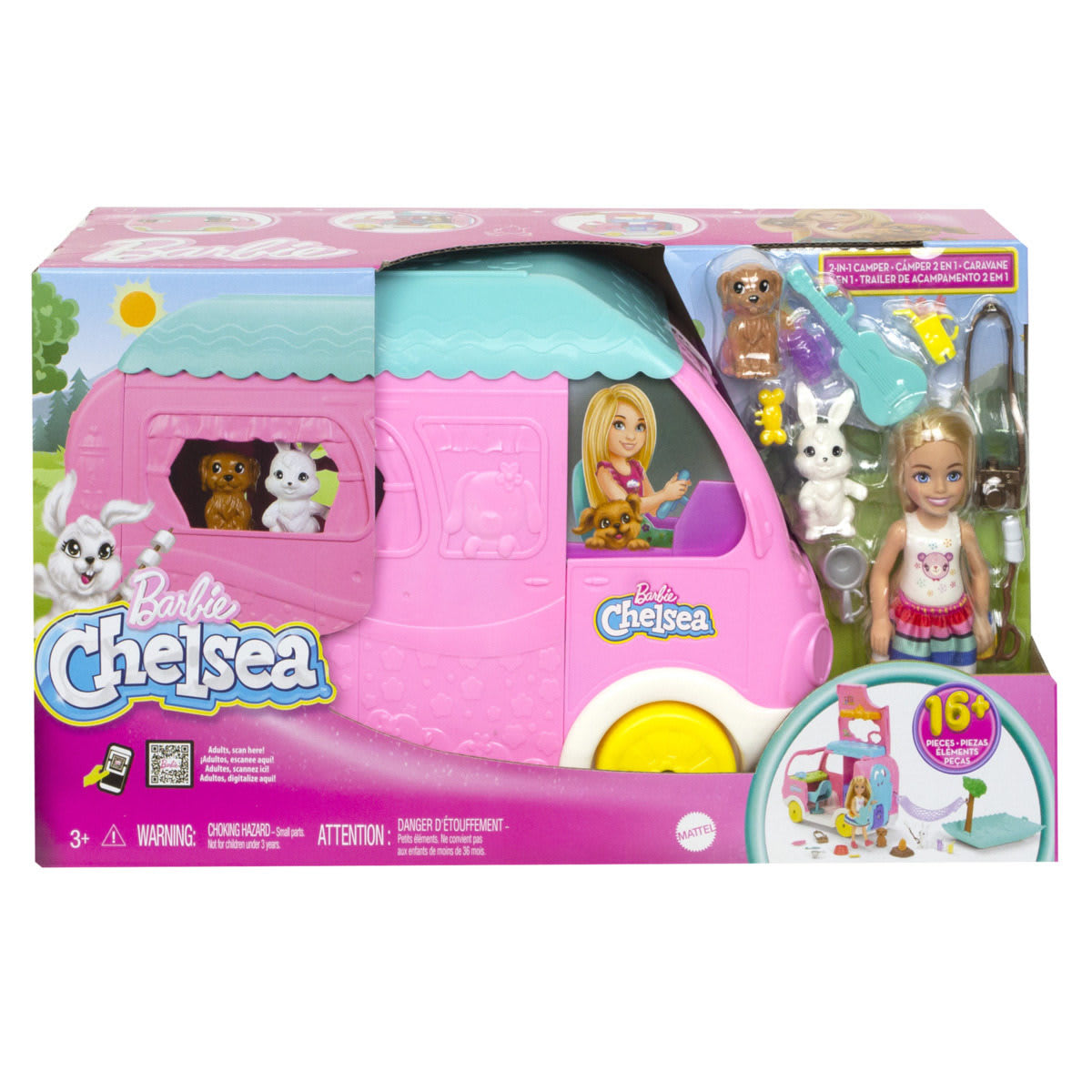 Barbie Chelsea 2 in 1 Camper Playset Kmart NZ