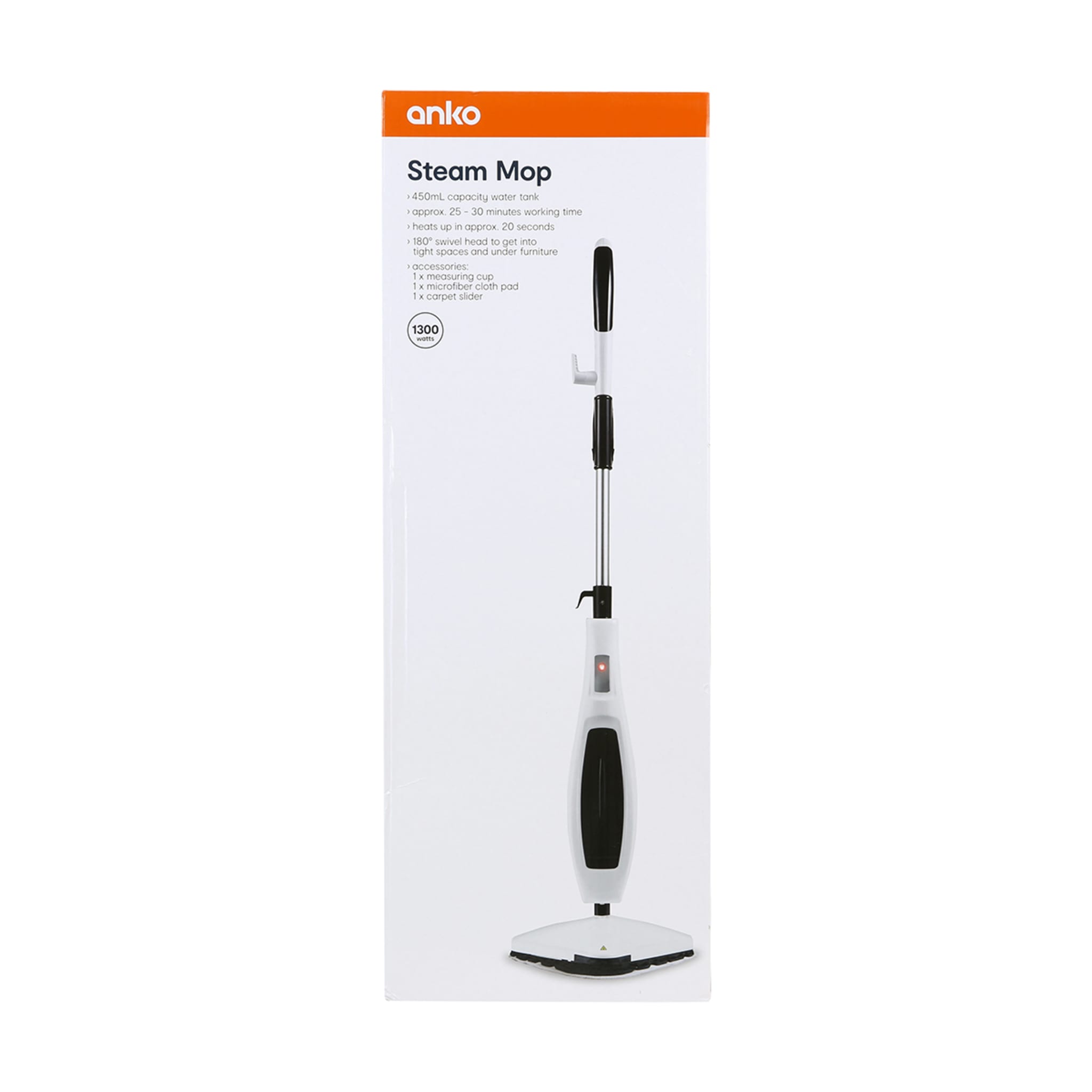 1300W Steam Mop Kmart