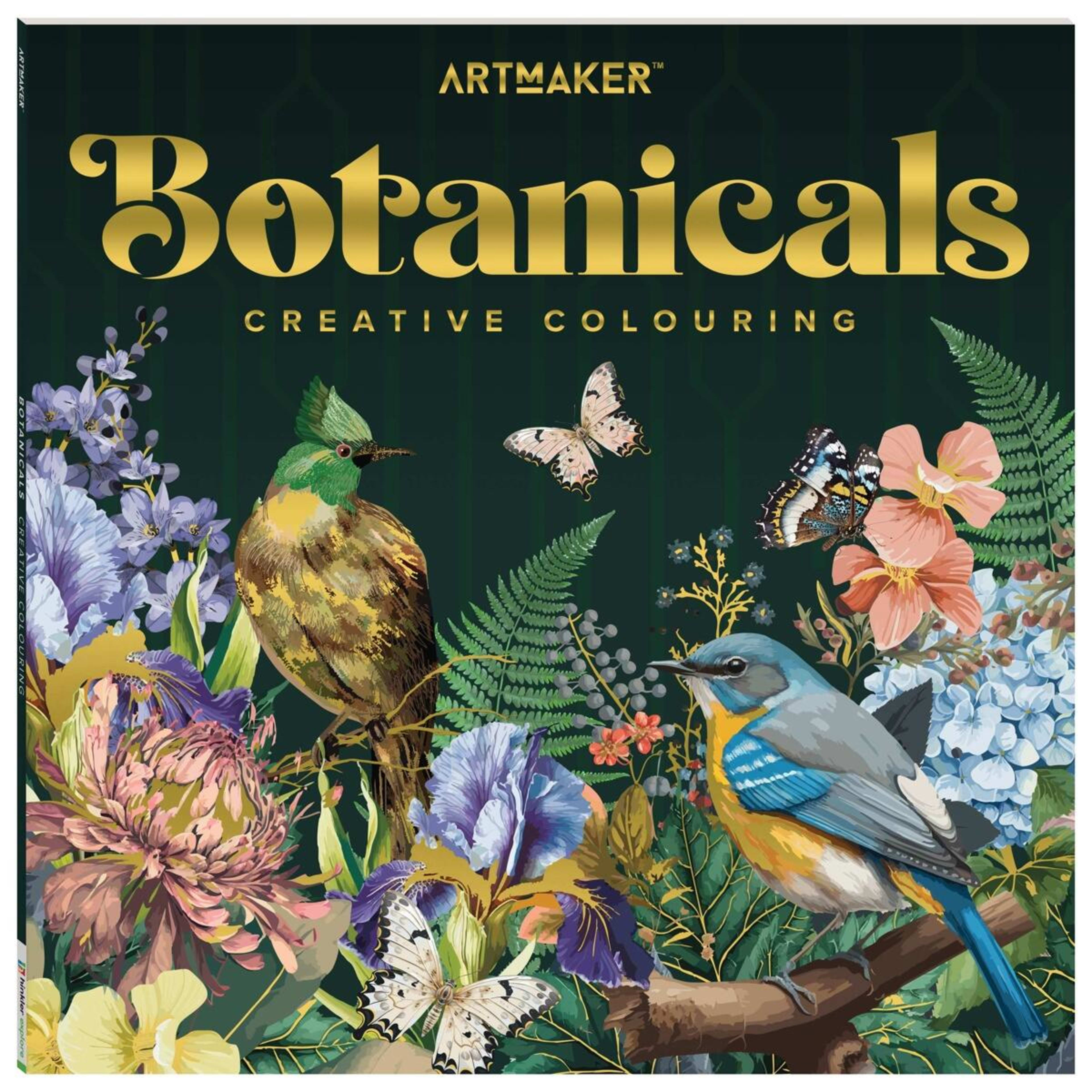 1 Art Maker Botanicals Creative Colouring - Book