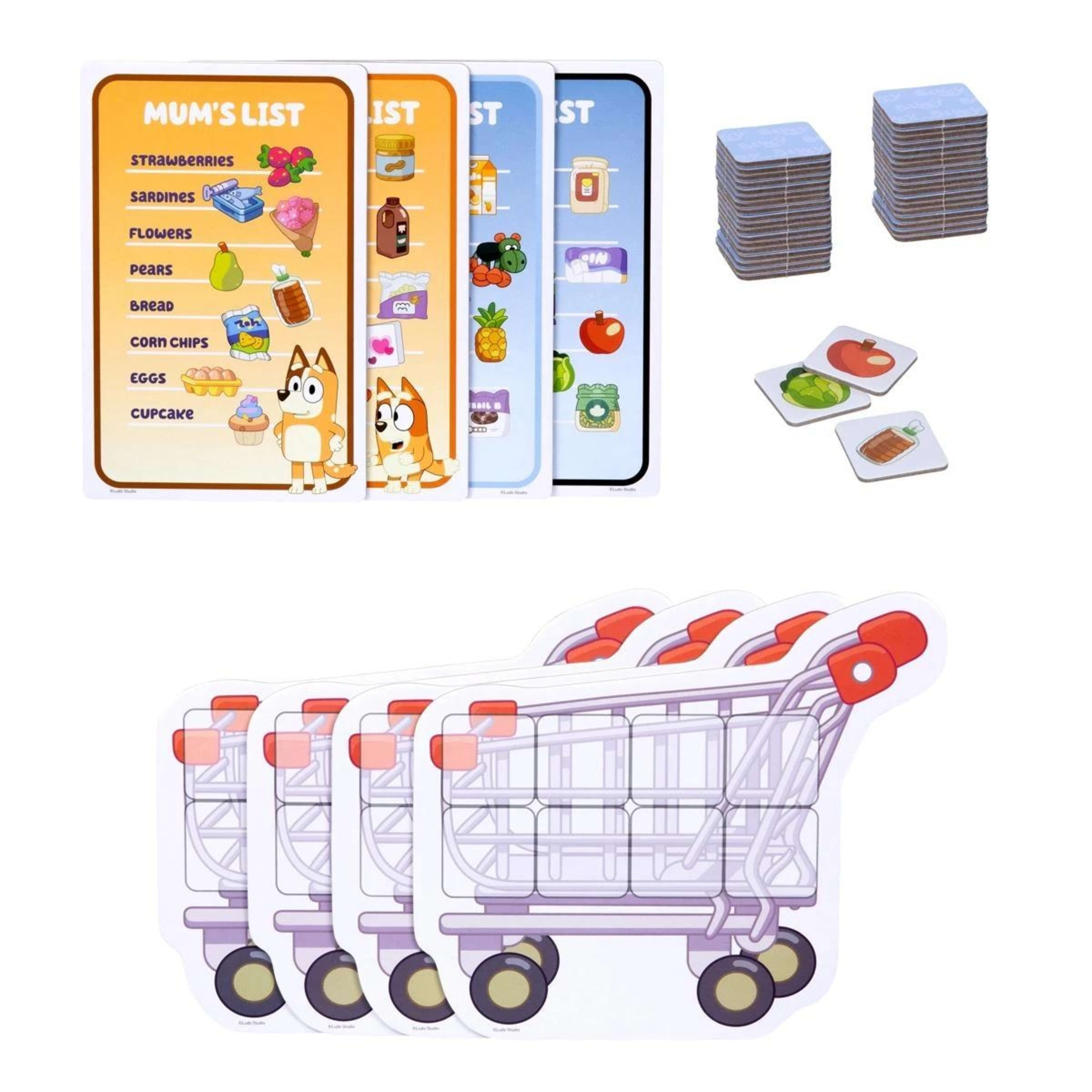 5 Orchard Toys Bluey Shopping List Fun Memory Game, 5 of 10