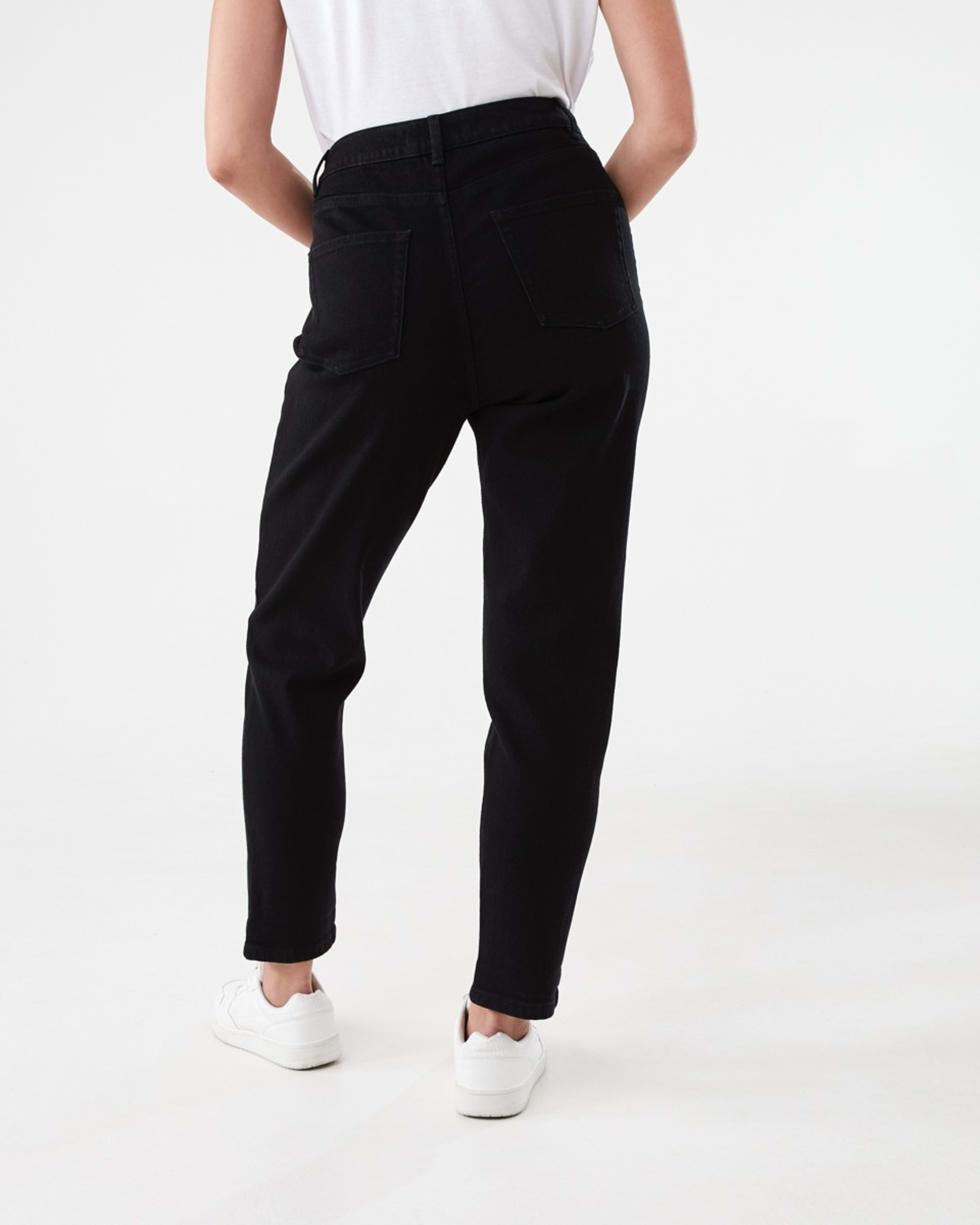 3 Mum Jeans BLACK WASH, 3 of 5