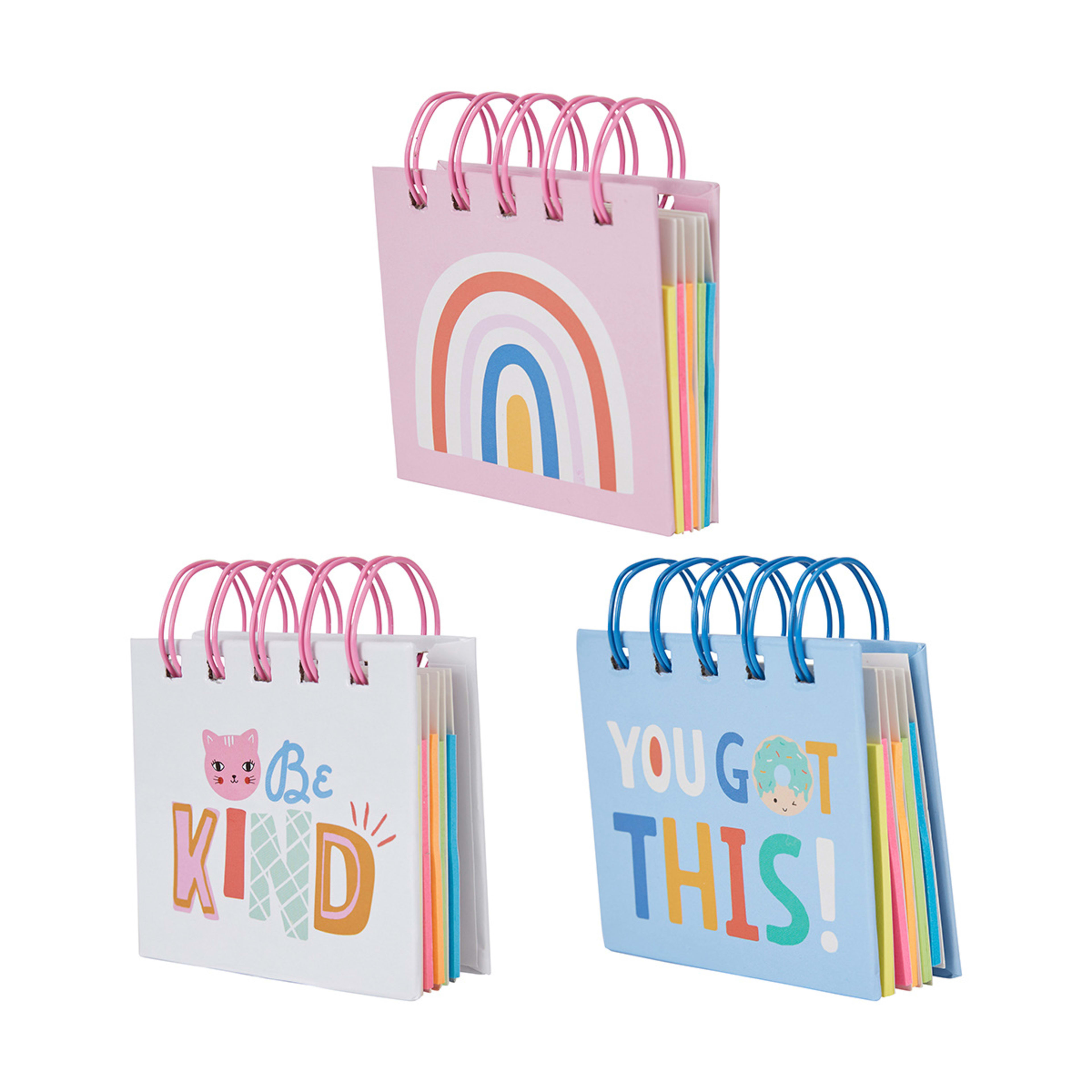 Spiral Sticky Note Assorted Kmart