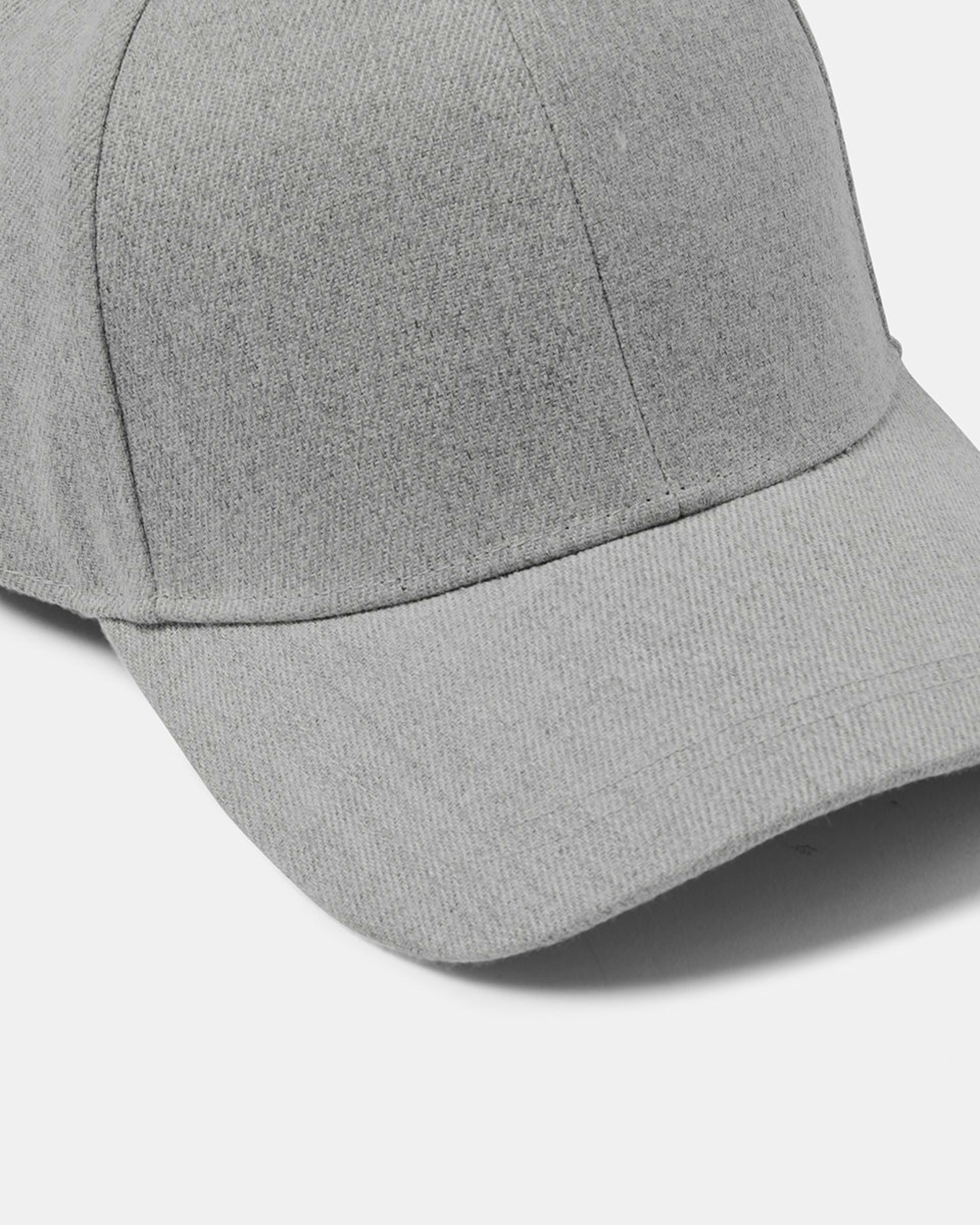 3 Heavy Twill Baseball Cap Light Grey, 3 of 4
