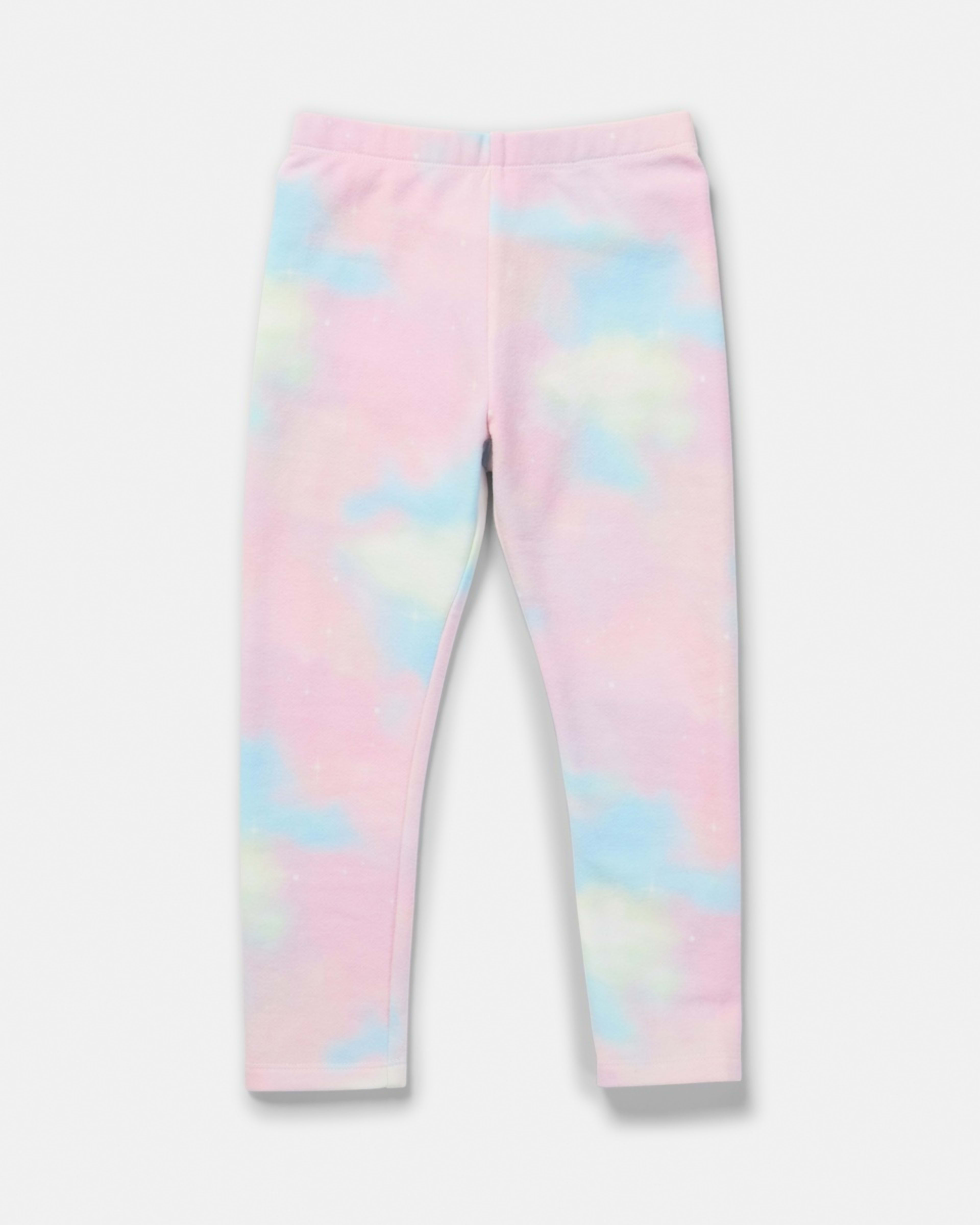 6 Fleecy Lined Leggings Galaxy, 6 of 8