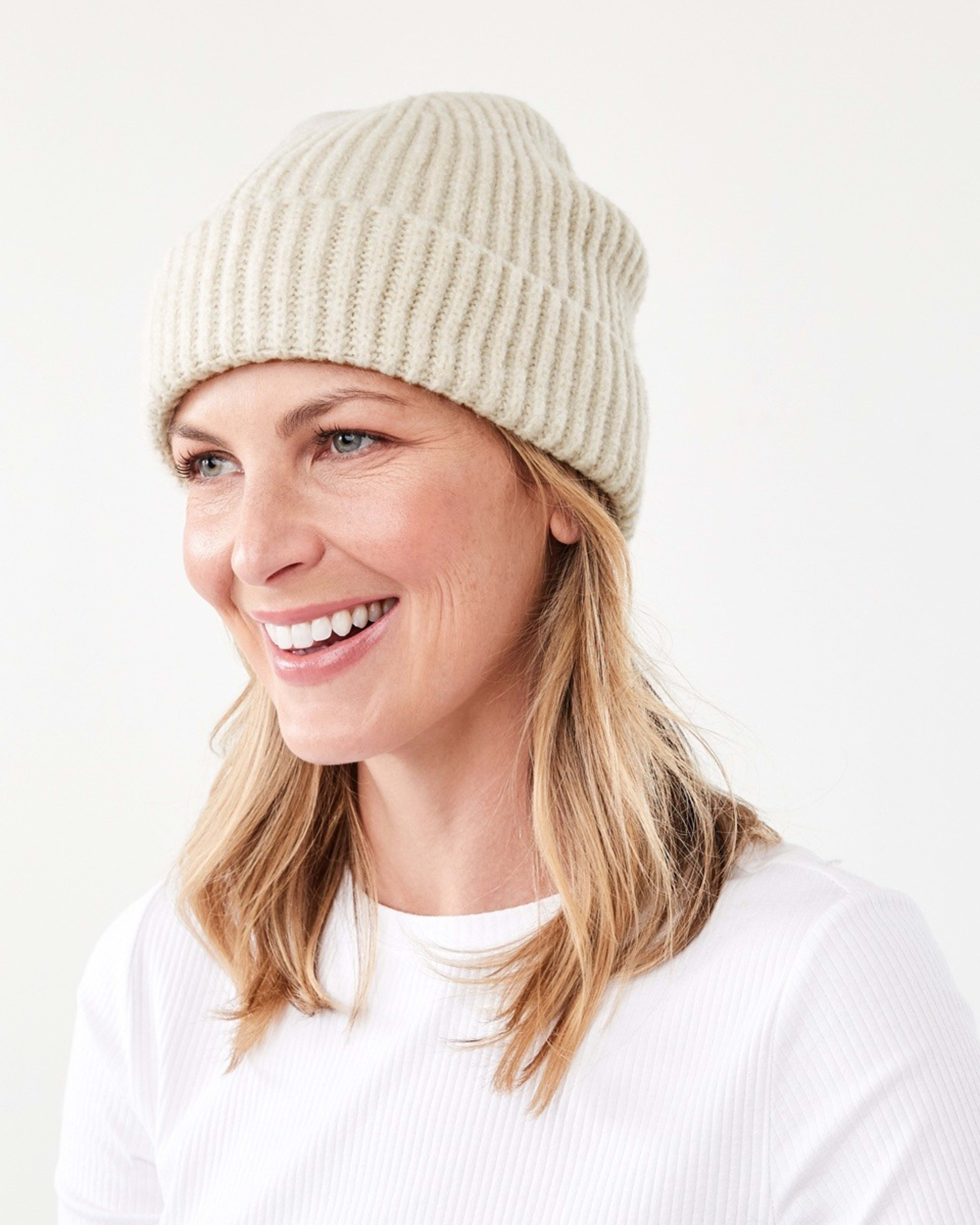 4 Basic Rib Beanie Lt Stone, 4 of 4