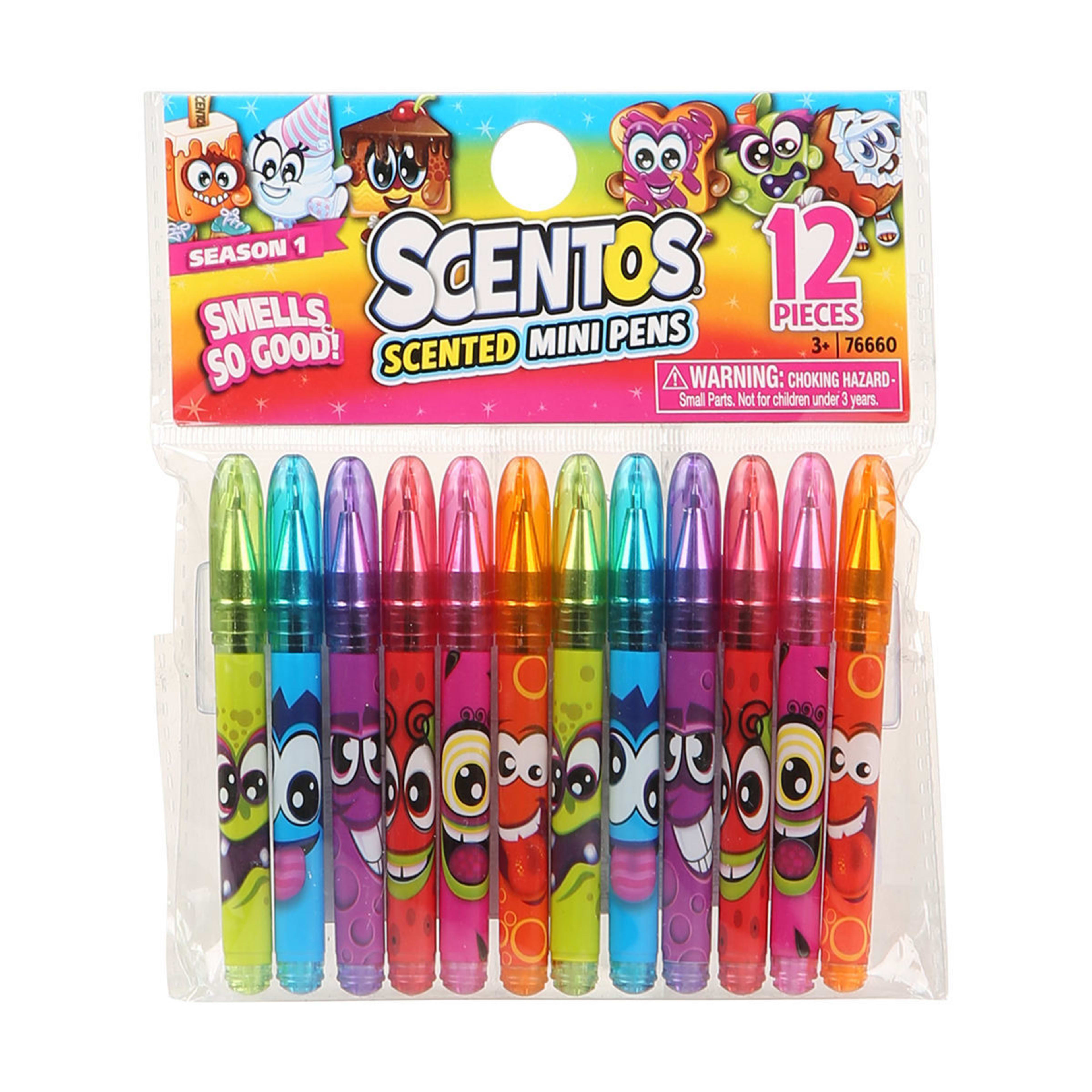 12 Pack Scentos Scented Mini Pens Kmart