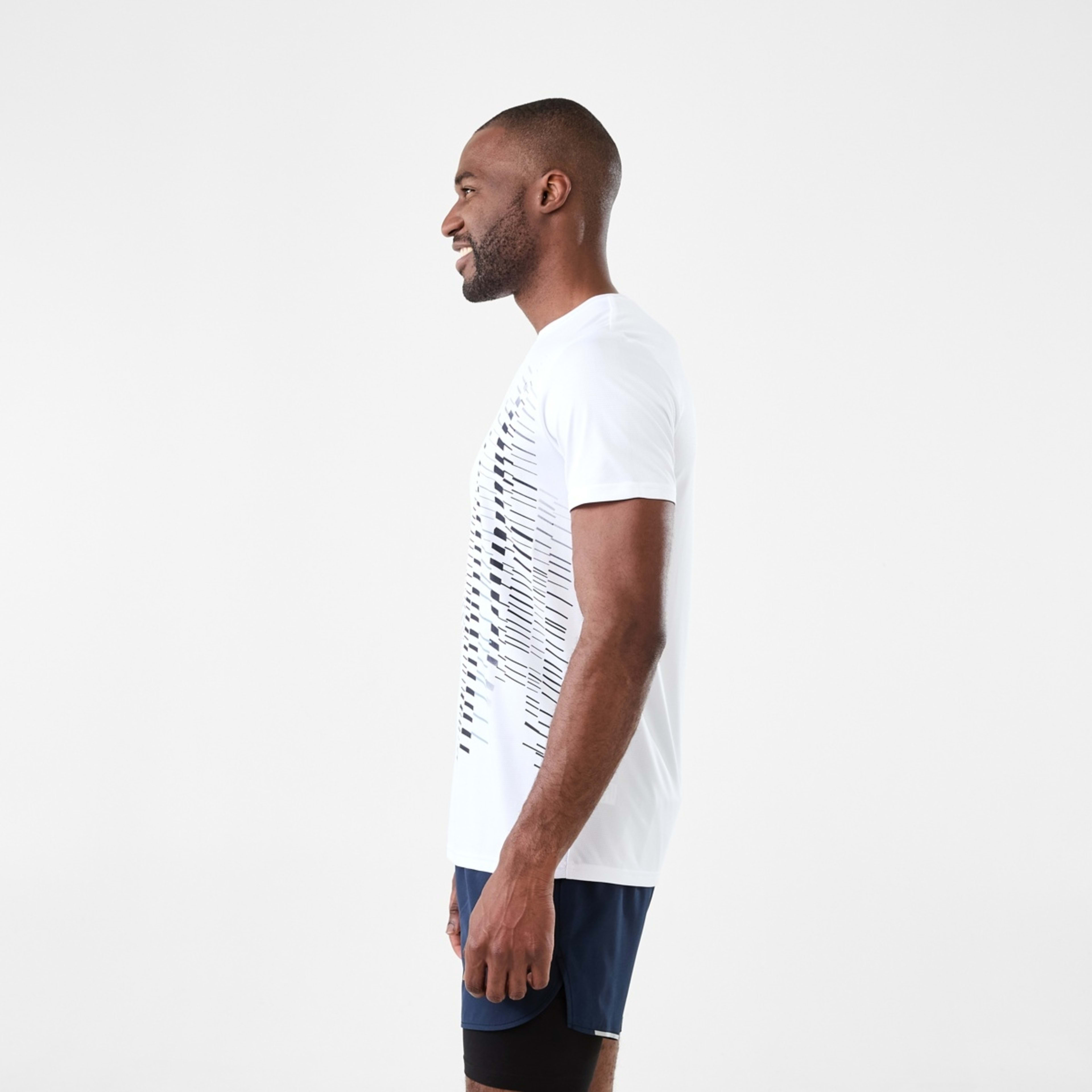 2 Active Mens Printed T-shirt Level Up White, 2 of 7