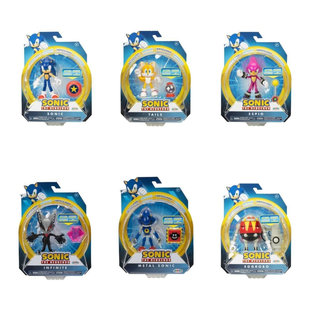 10cm Sonic the Hedgehog Action Figure Assorted Kmart