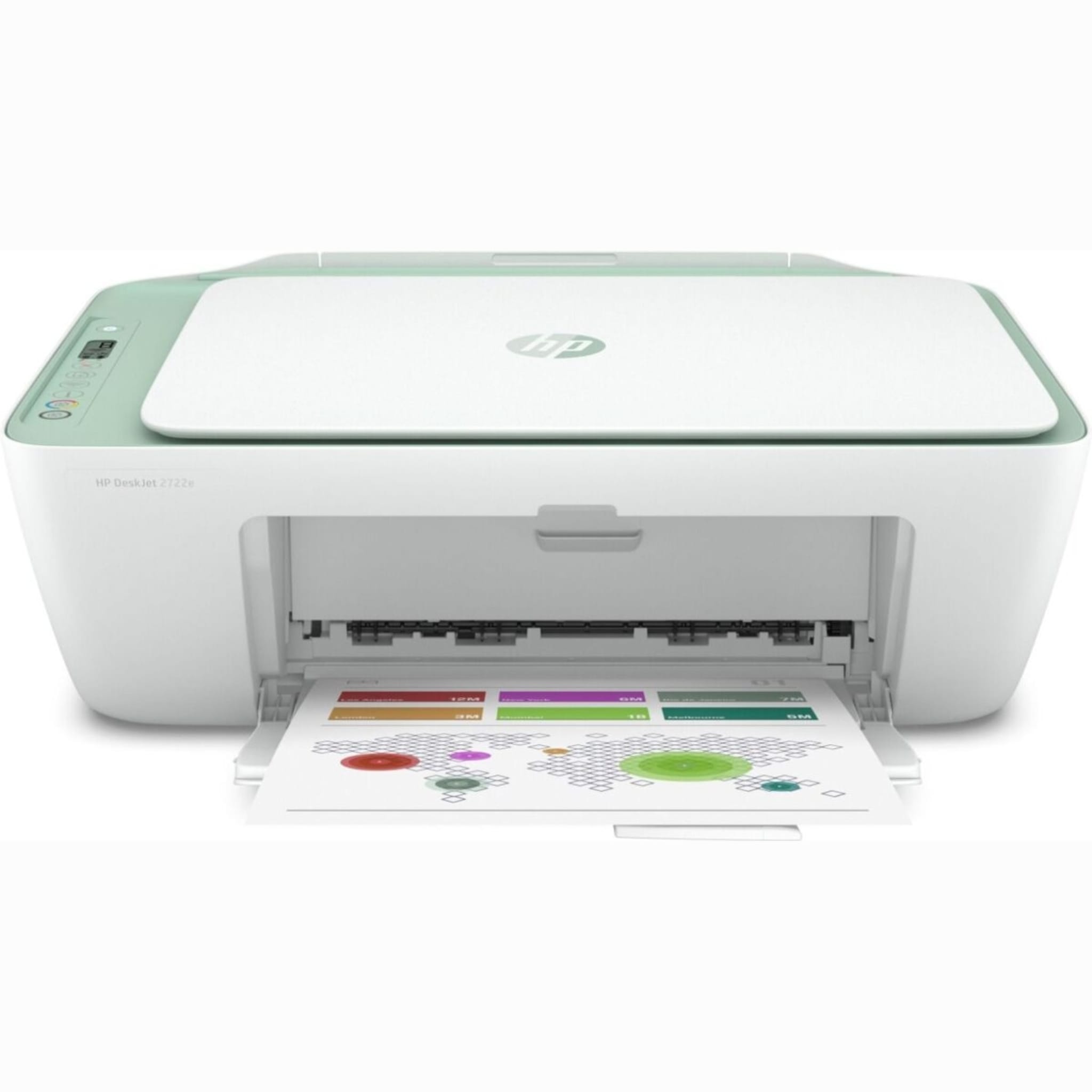 HP Deskjet 2722e Taccola Printer Light Sage Kmart