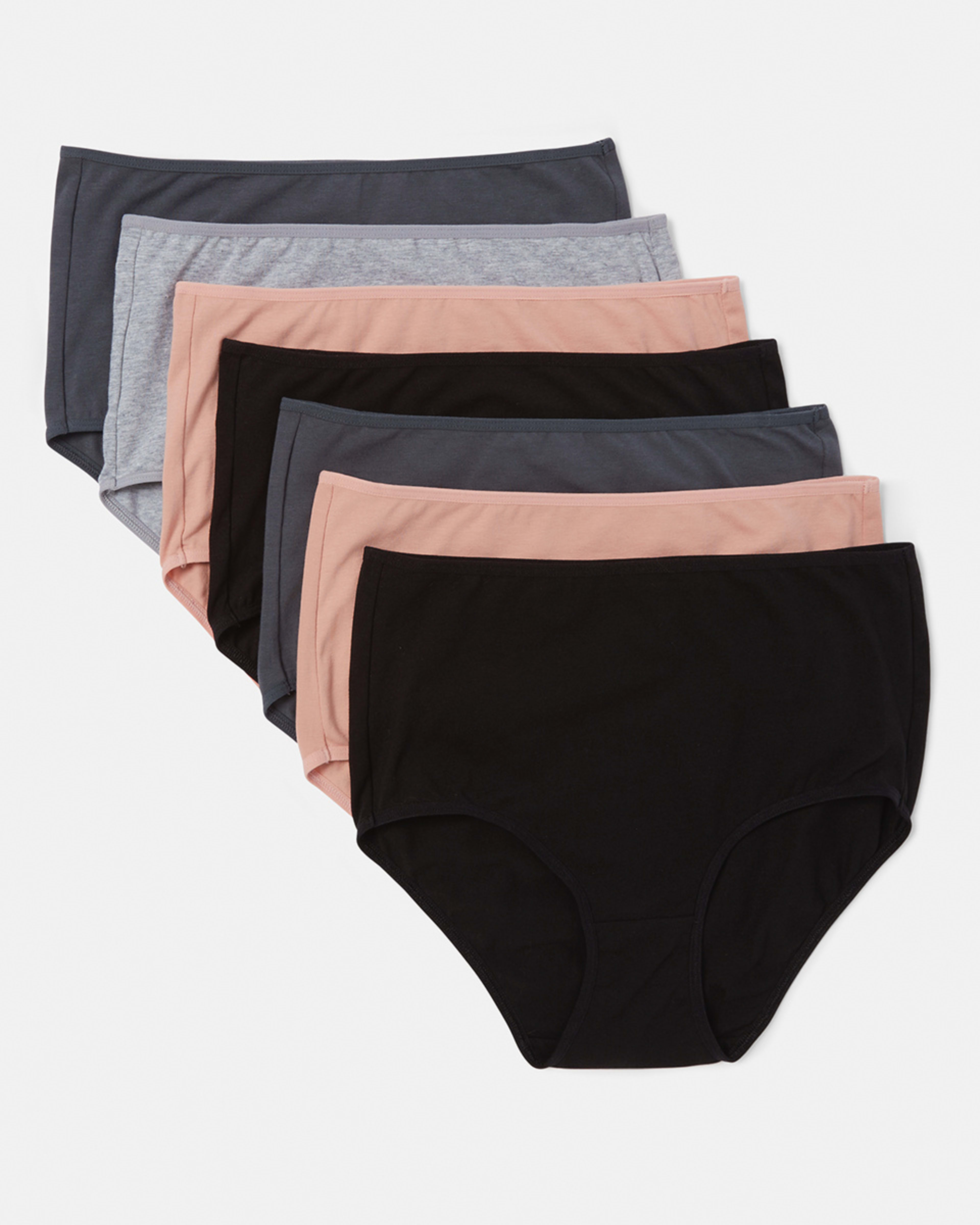 7 Pack Cotton Stretch Full Briefs Kmart