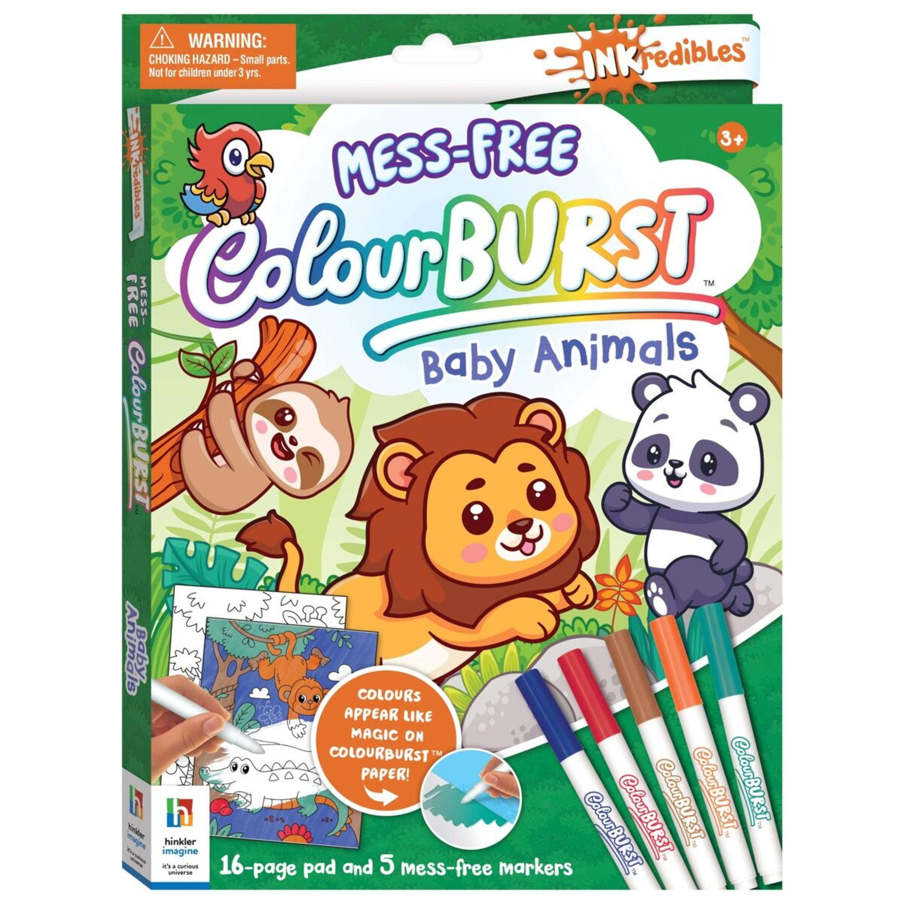 1 INKredibles Mess-Free Colour Burst Baby Animals - Book