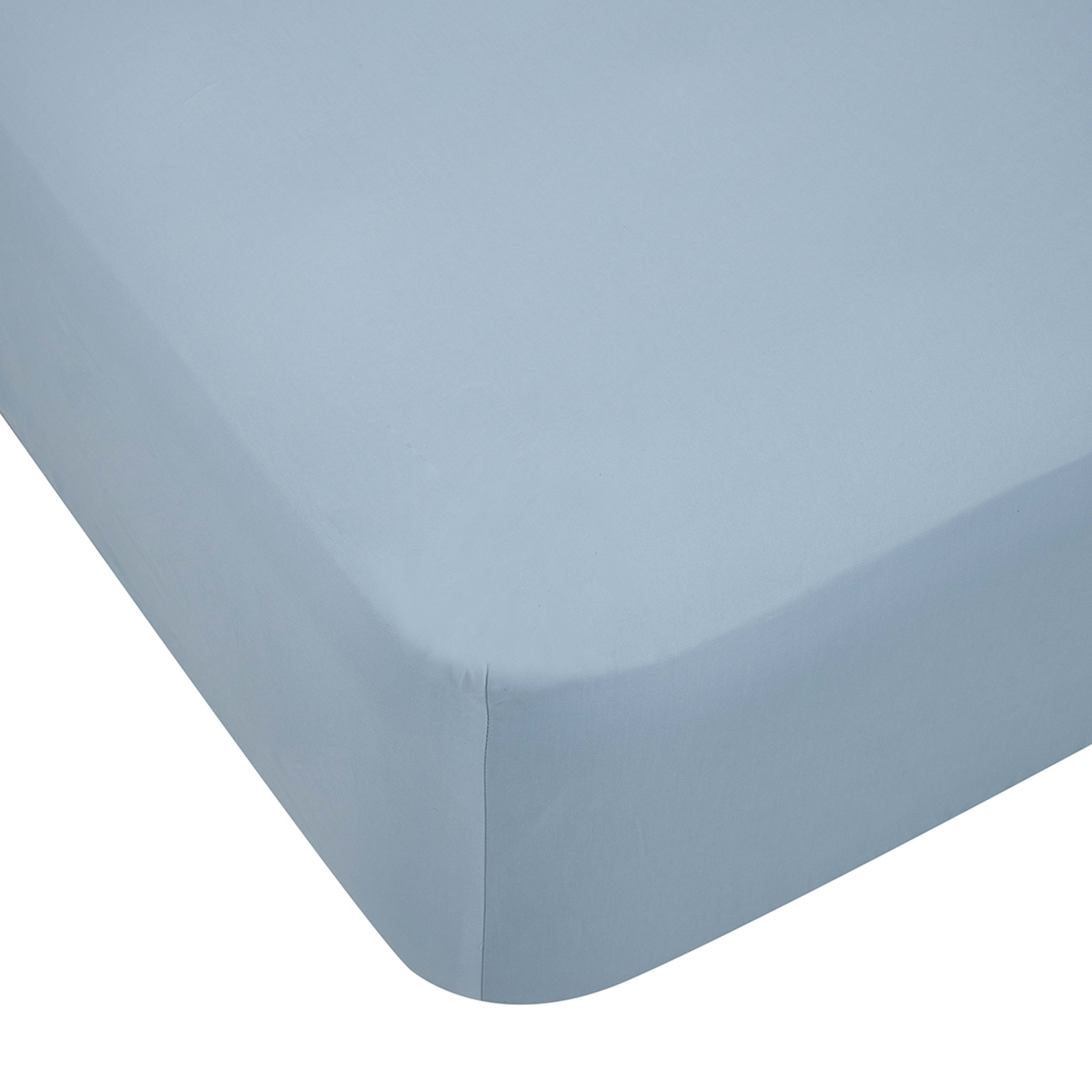 1 500 Thread Count Australian Grown Cotton Fitted Sheet - Queen Bed, Blue