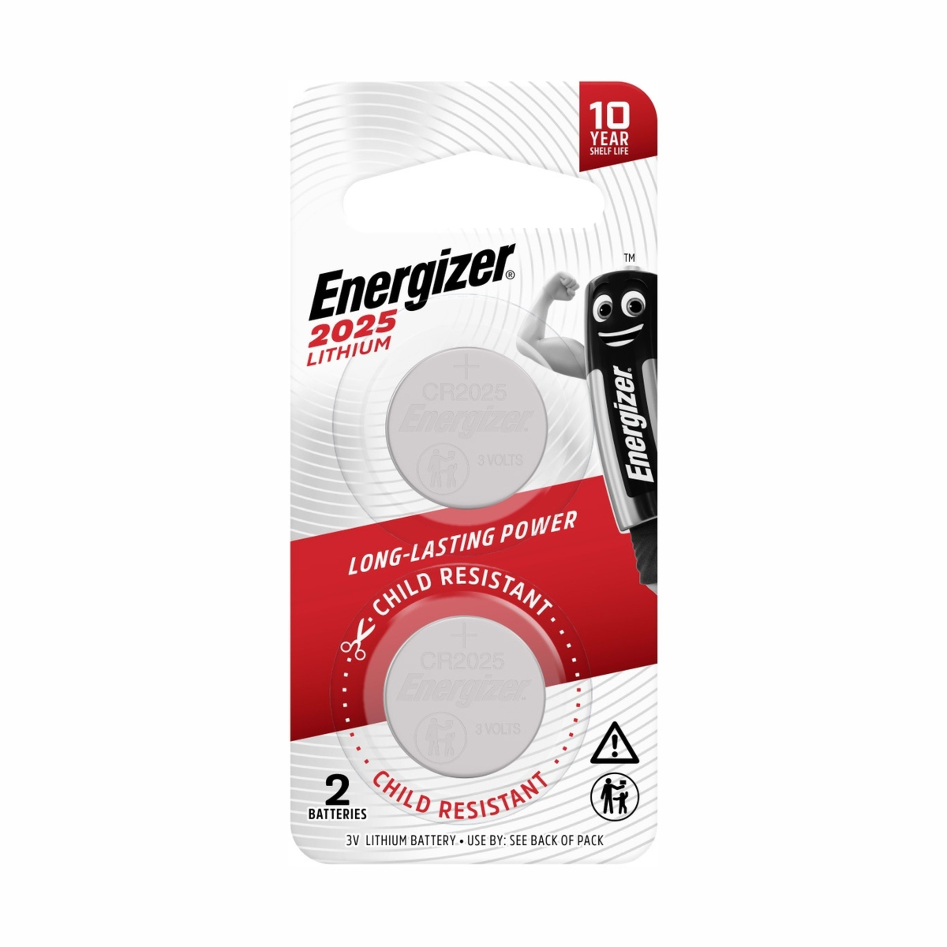 2 Pack Energizer 2025 Lithium Batteries Kmart