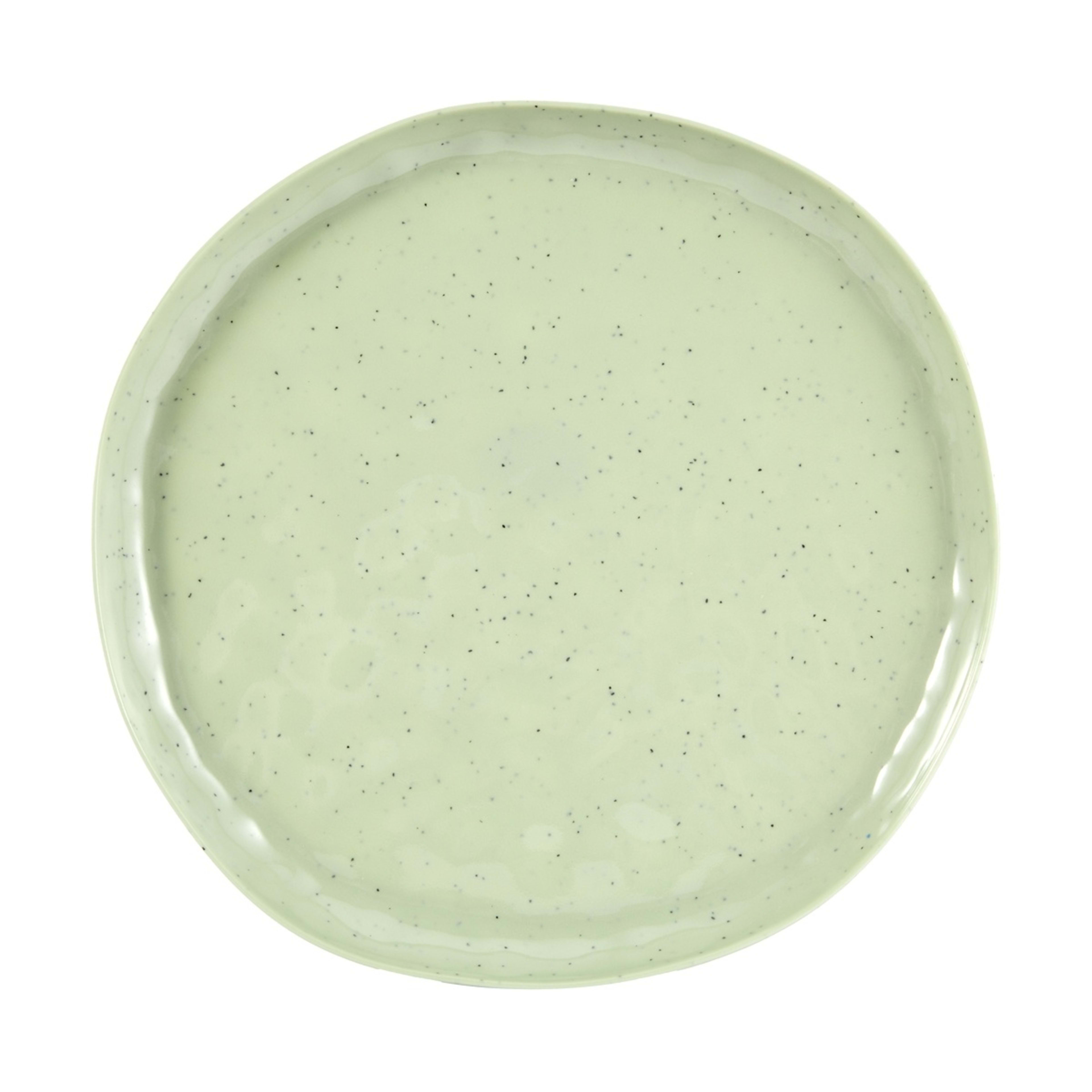 5 4 Pack Green Glazed Look Dinner Plates, 5 of 7