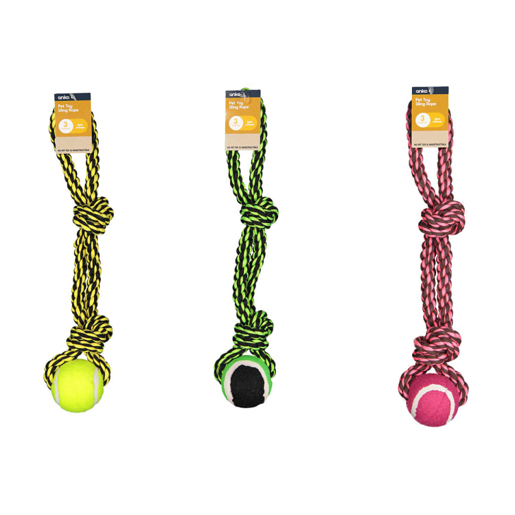 Pet Toy Rope Sling Assorted Kmart