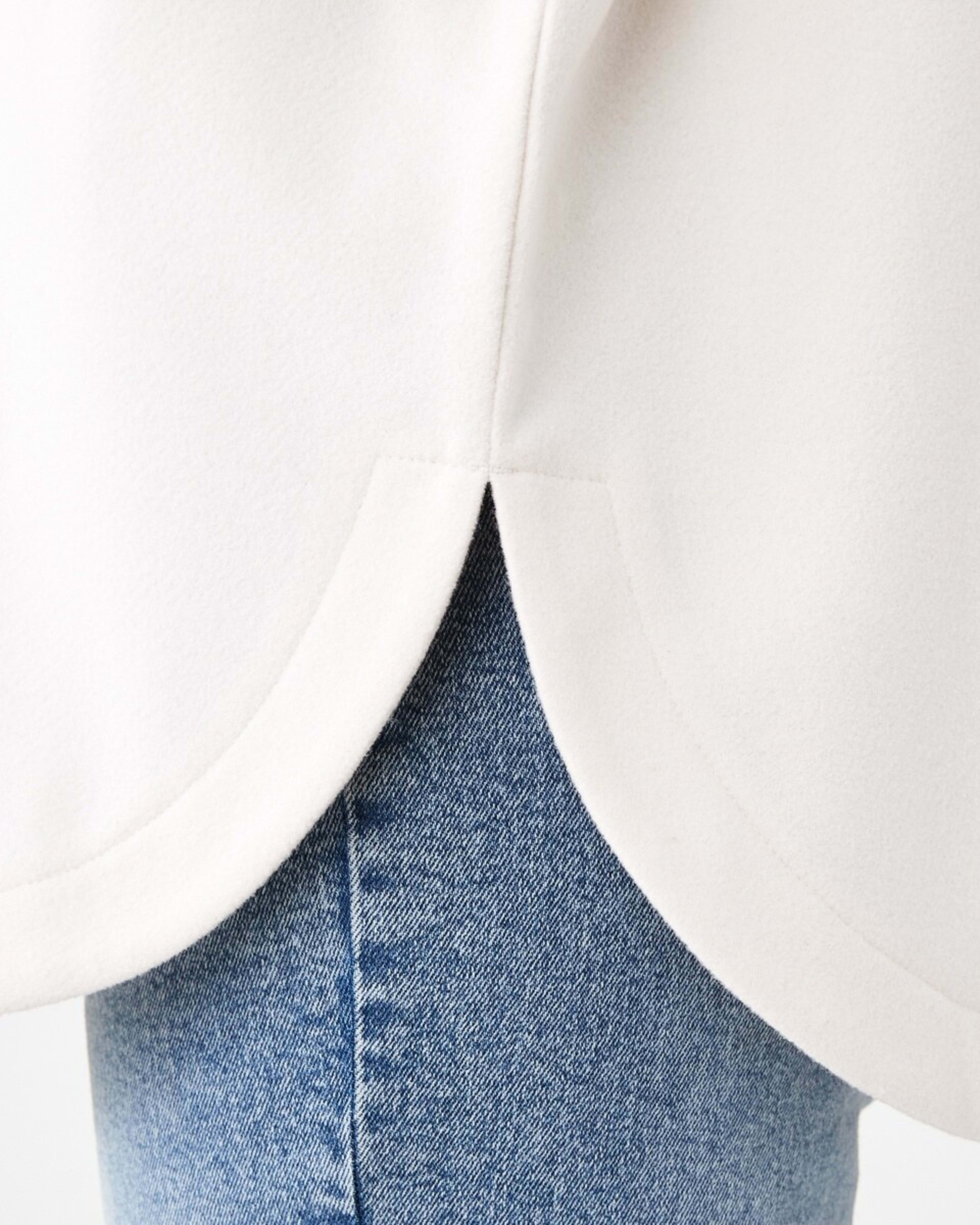 8 Long Sleeve Soft Touch Shirt Ecru, 8 of 8