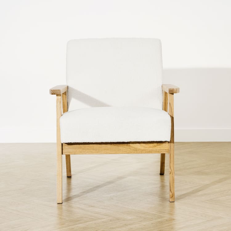 Timber Boucle Chair Kmart