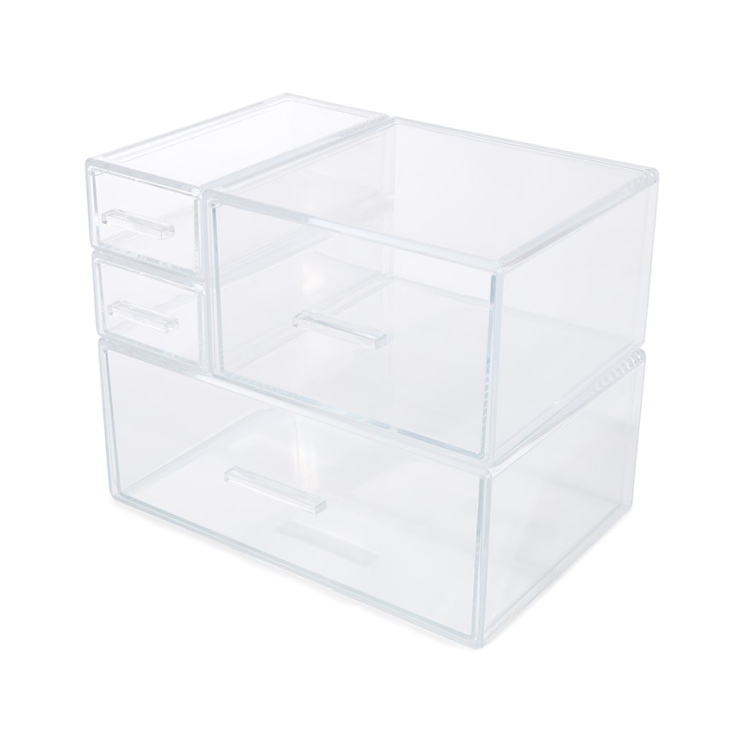 Set of 4 Modular Drawer Organisers Kmart