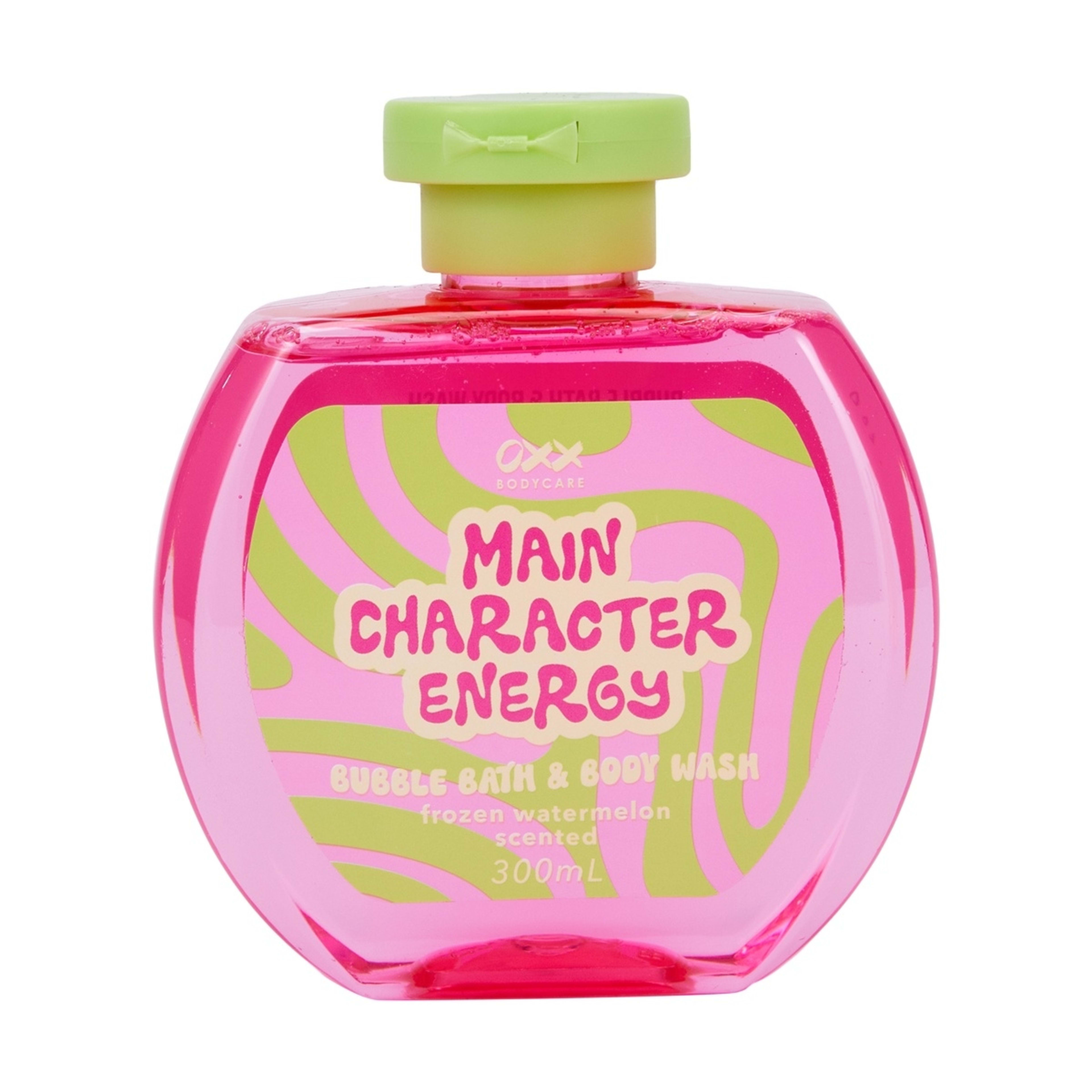 1 OXX Bodycare Main Character Energy Bubble Bath & Body Wash 300ml - Frozen Watermelon Scented