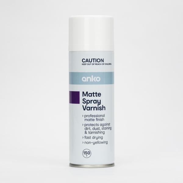 Matte Spray Varnish 150g - Kmart Matte Spray Varnish 150g - Kmart