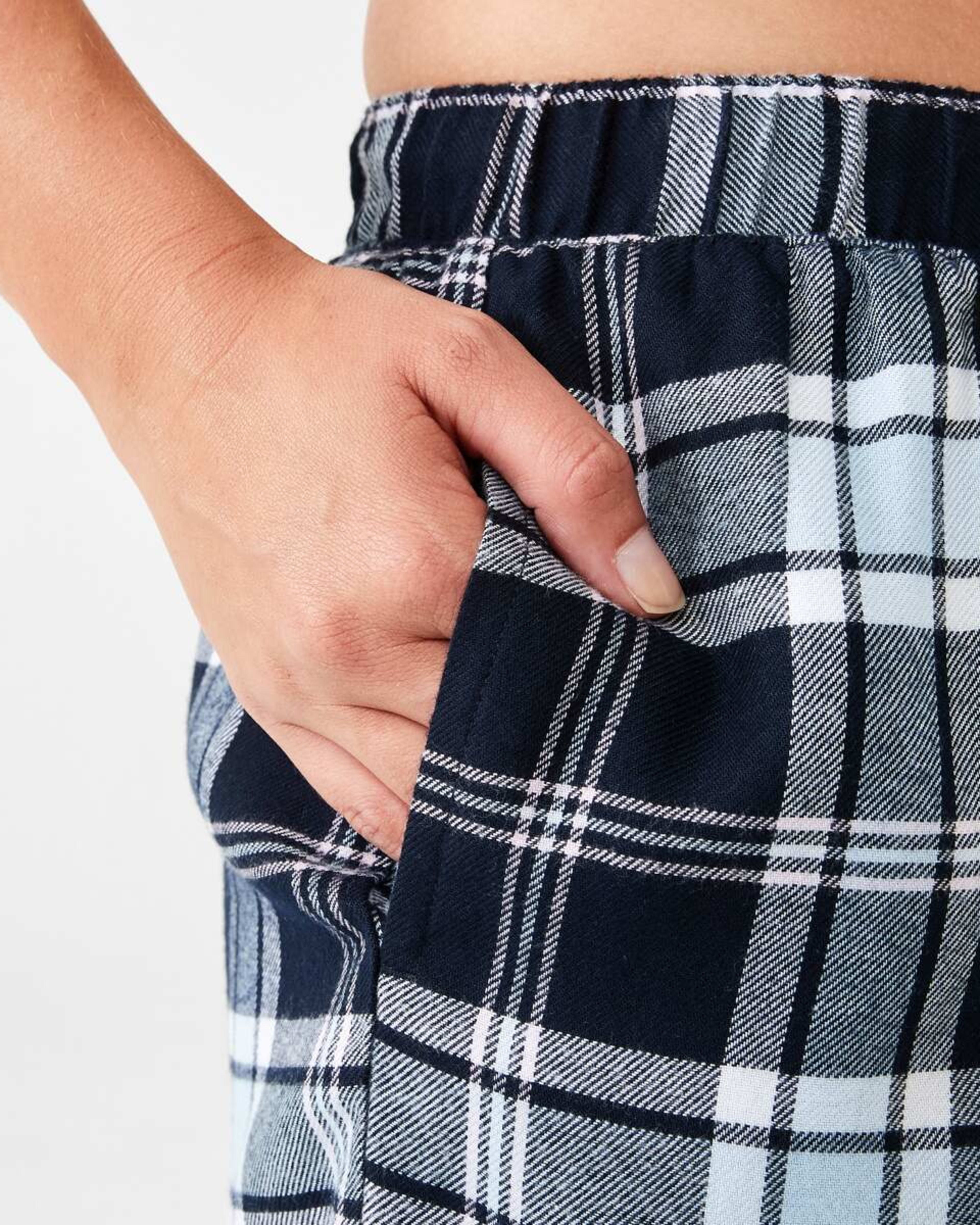 6 Boyfriend Flannel Shorts Plaid Ck N, 6 of 7