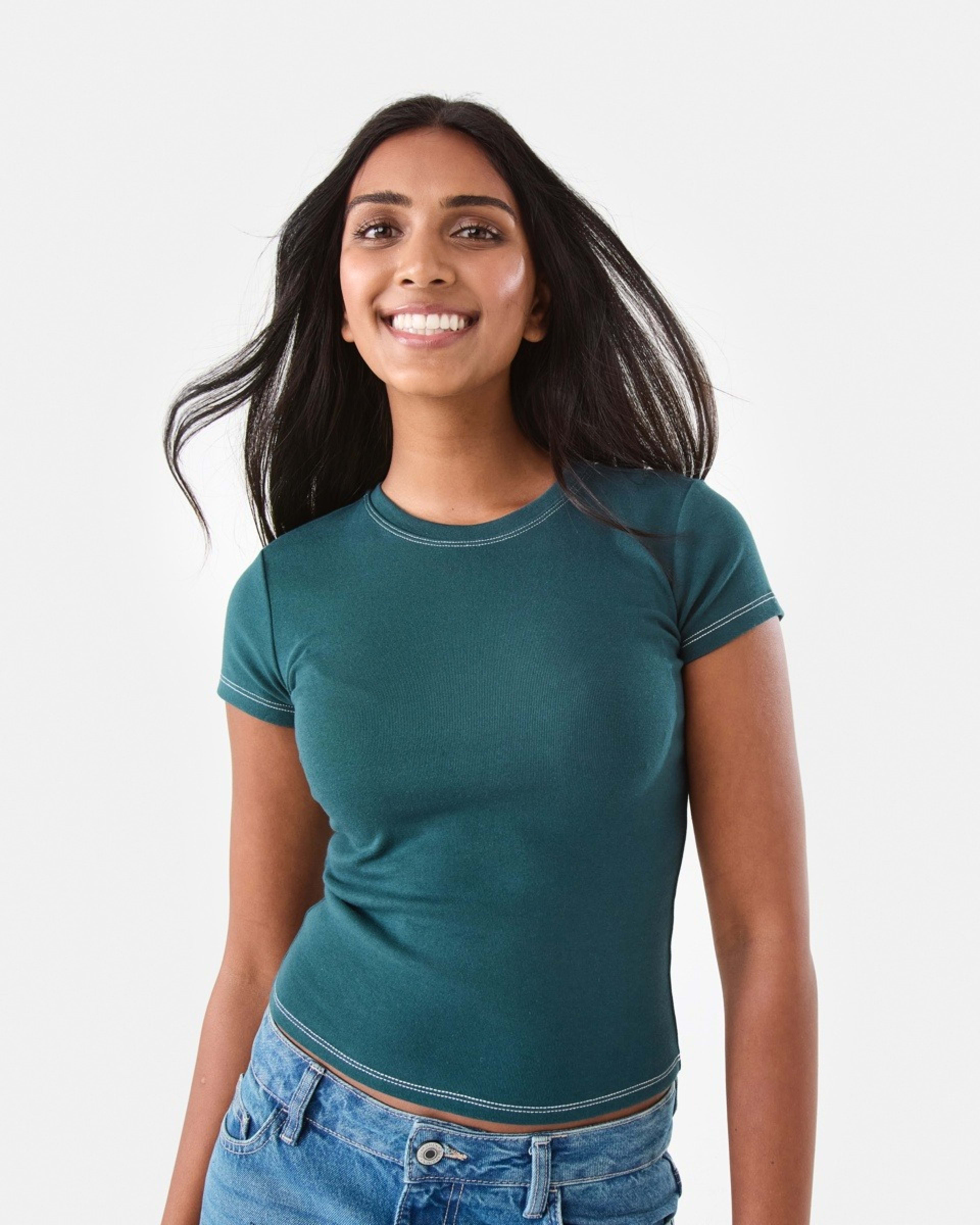 1 Short Sleeve Neat Fit T-shirt KASON GREEN
