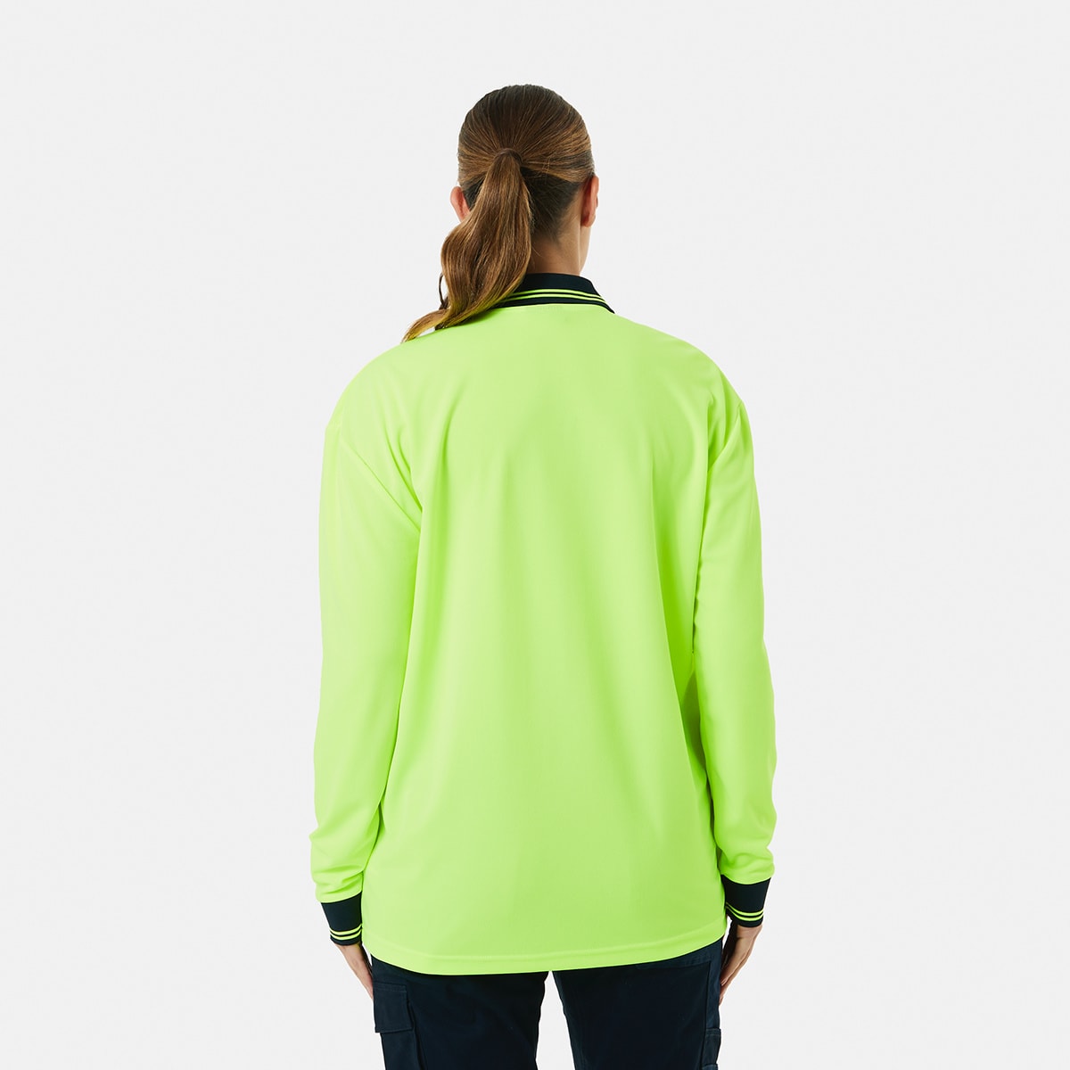 Long Sleeve Fluorescent Polo Shirt Kmart