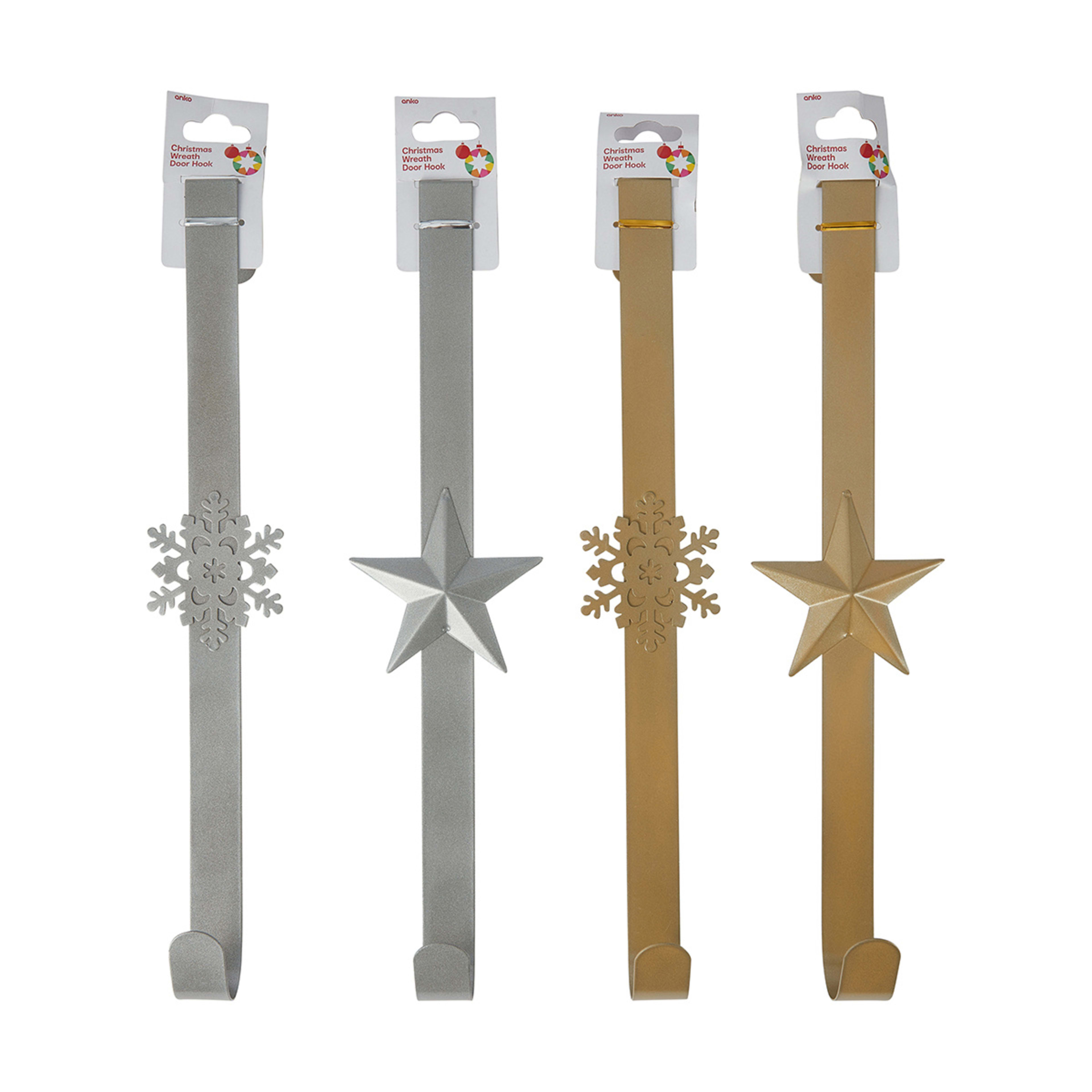 Christmas Wreath Door Hook Assorted Kmart