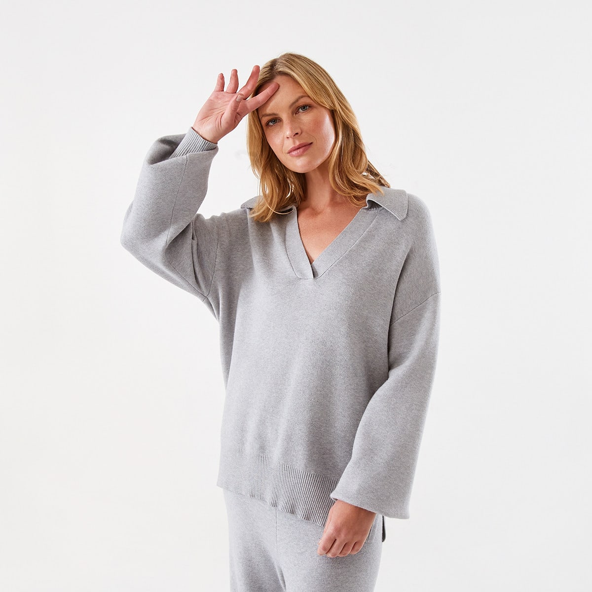 Grey jumper kmart best sale