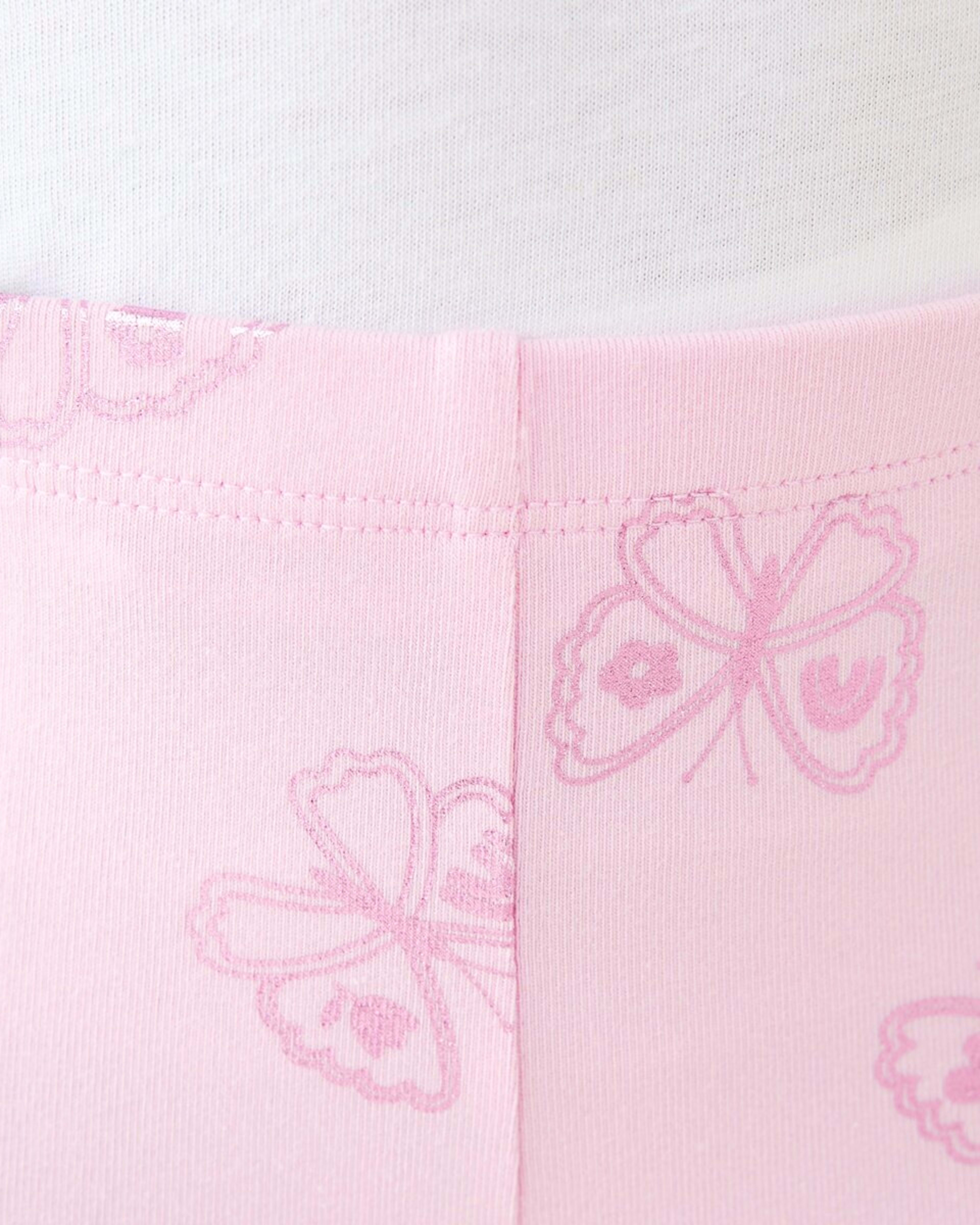 3 Foil Leggings Blossom Butterfly Pearl Pink, 3 of 8