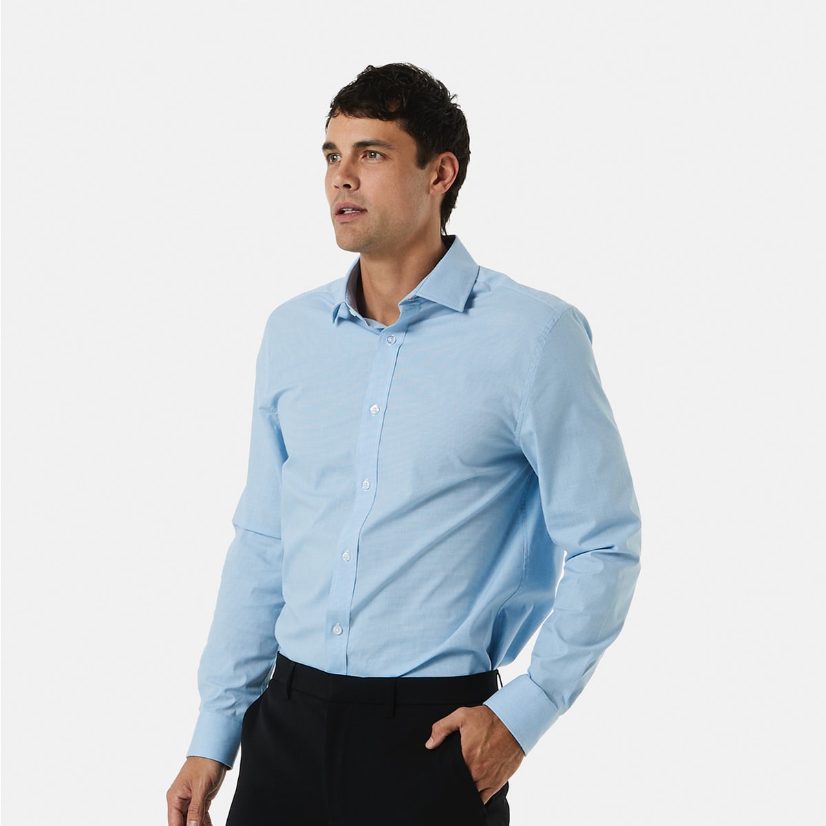 Workwear Long Sleeve Business Shirt Kmart