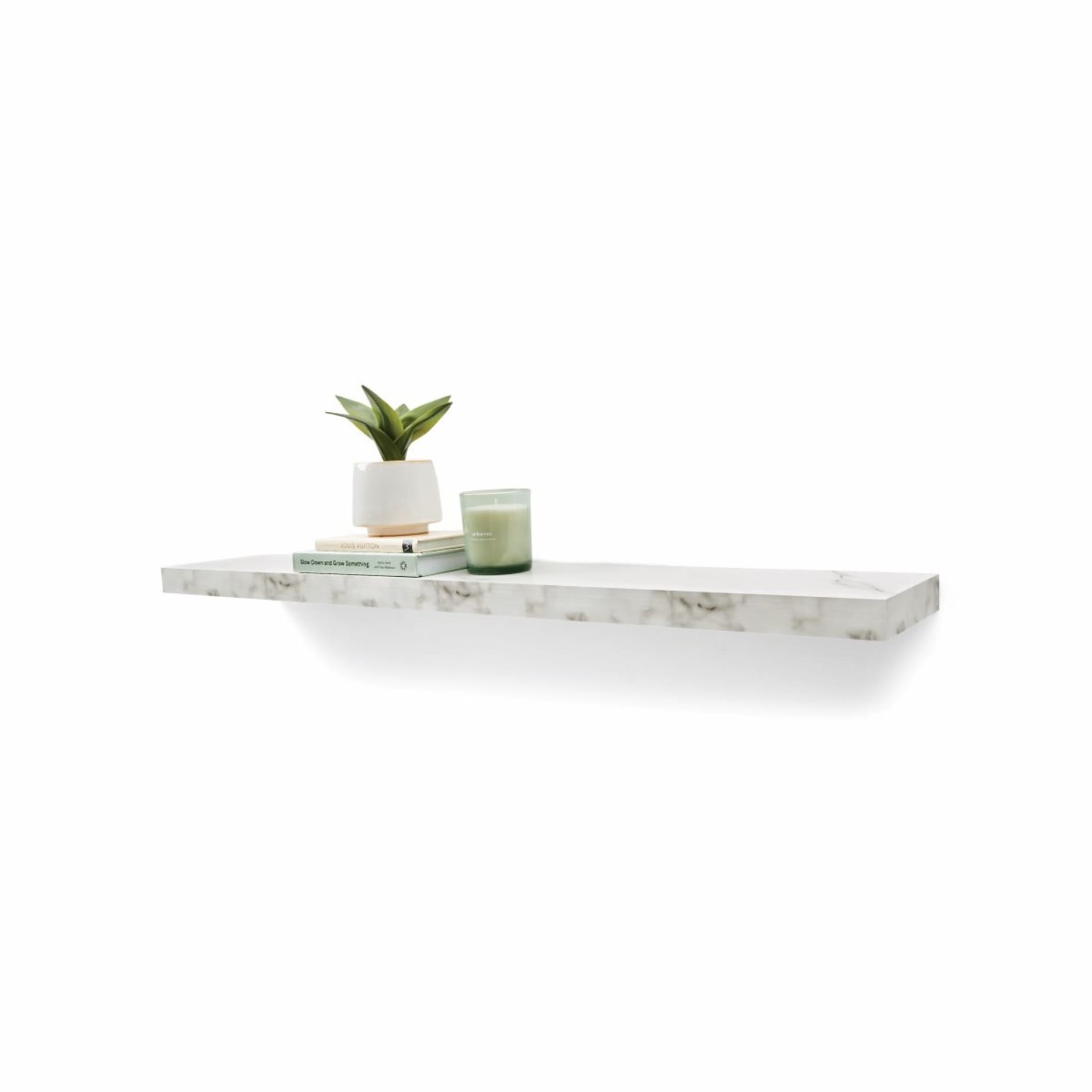 Marble Look Floating Shelf Kmart