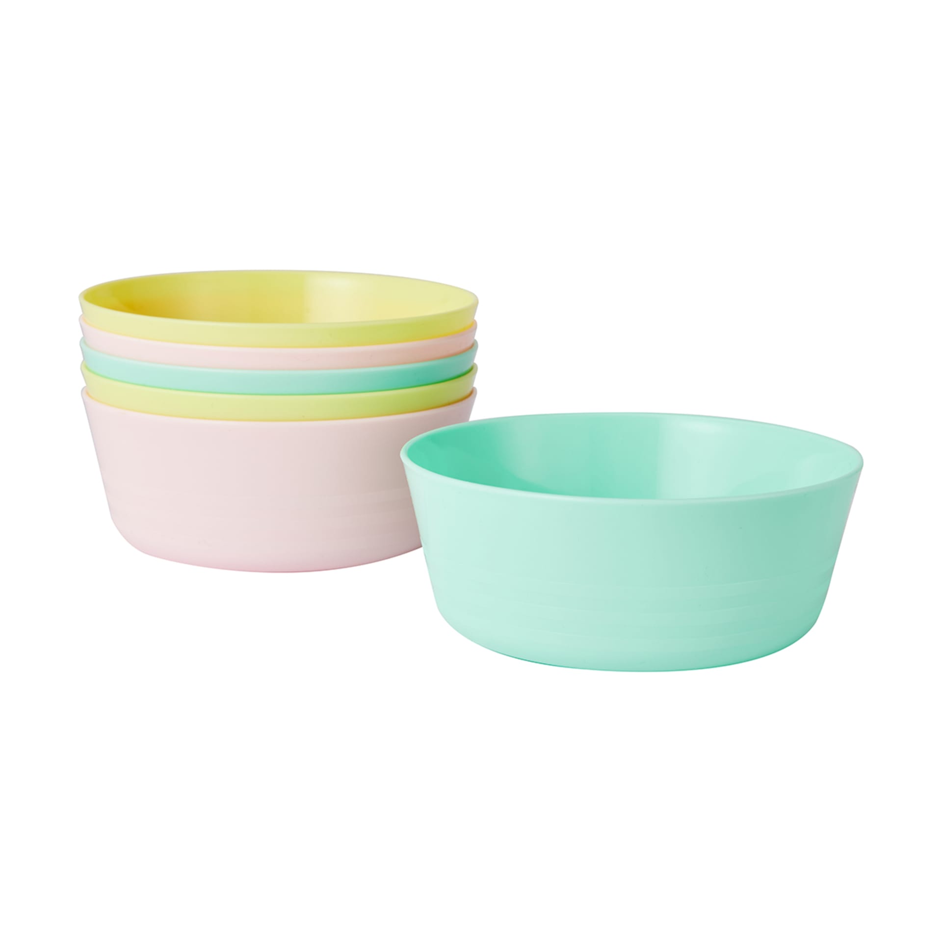 6 Pack Pastel Bowls - Kmart