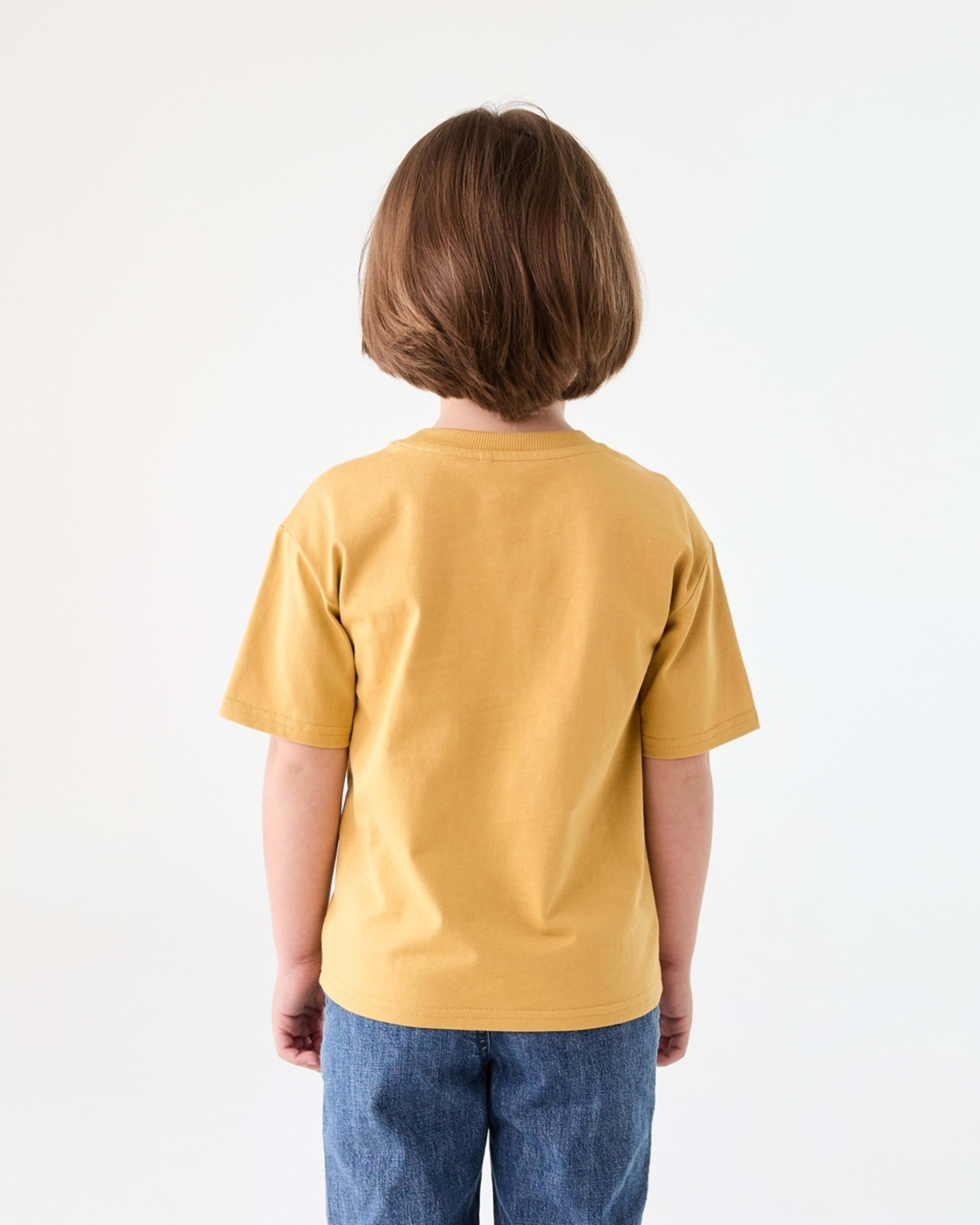2 Boucle T-shirt SMALL LION FACE YELLOW OCHRE, 2 of 6