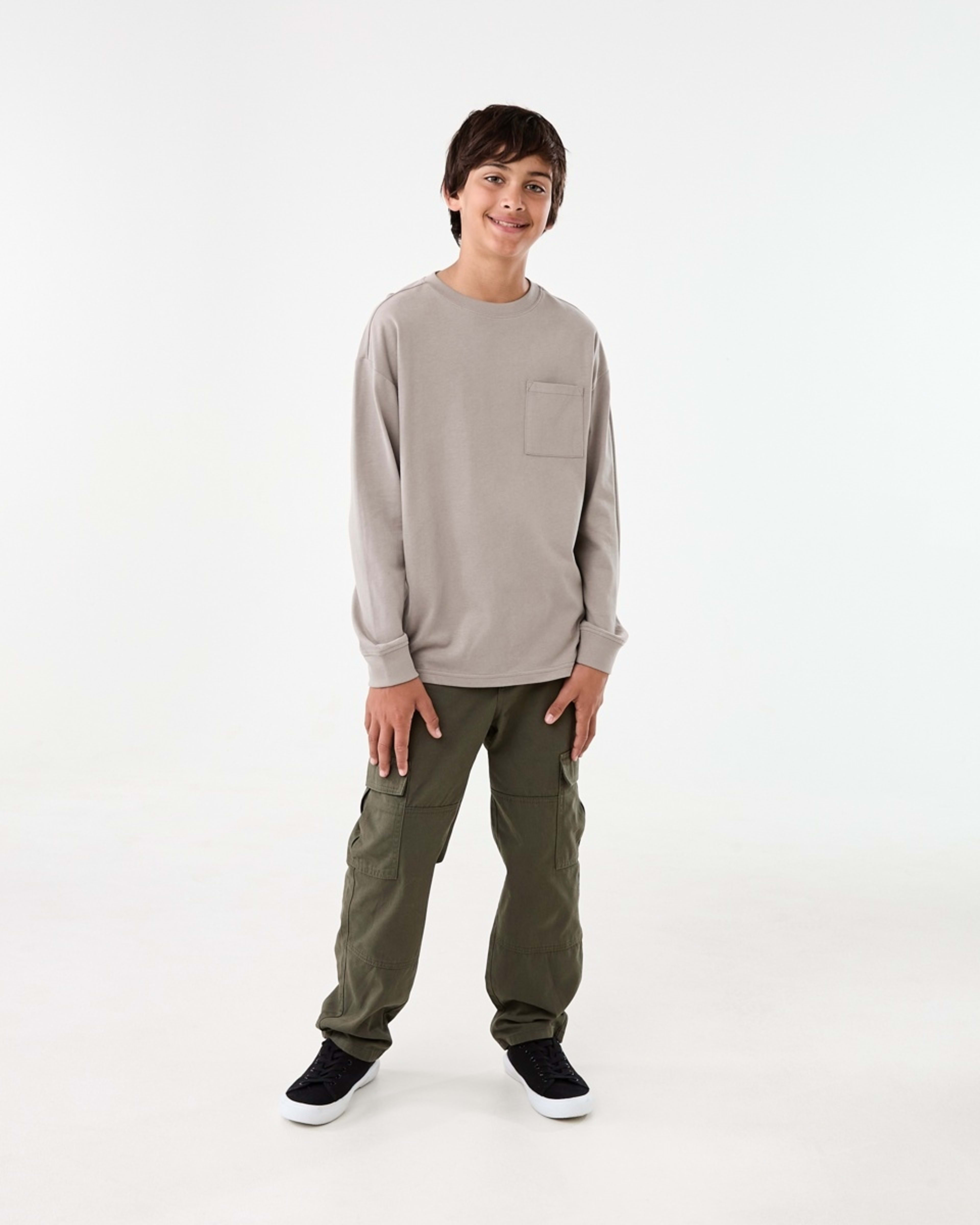 5 Heavyweight Oversized Long Sleeve T-shirt Moon Rock, 5 of 8