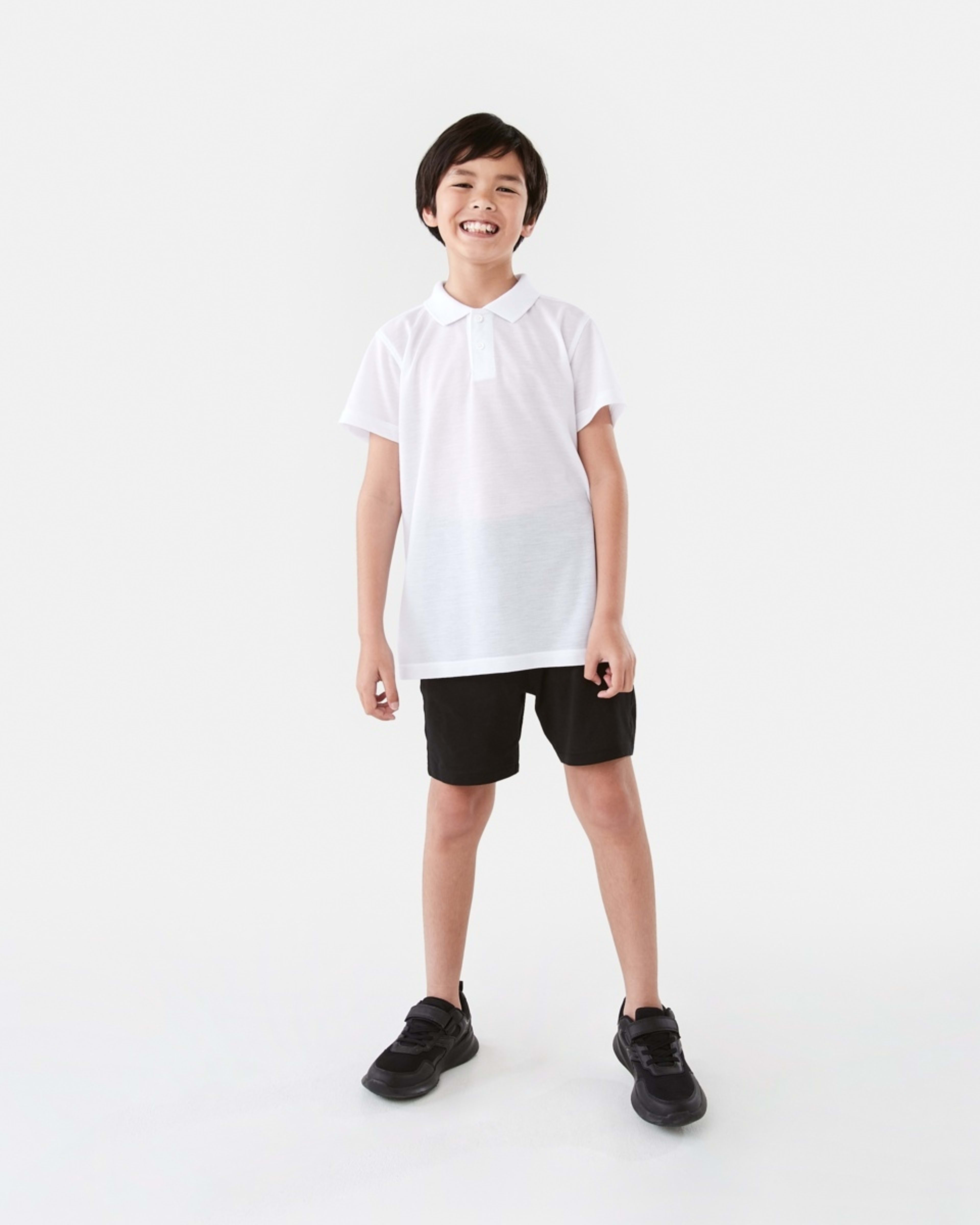 6 School Polo T-shirt White, 6 of 9