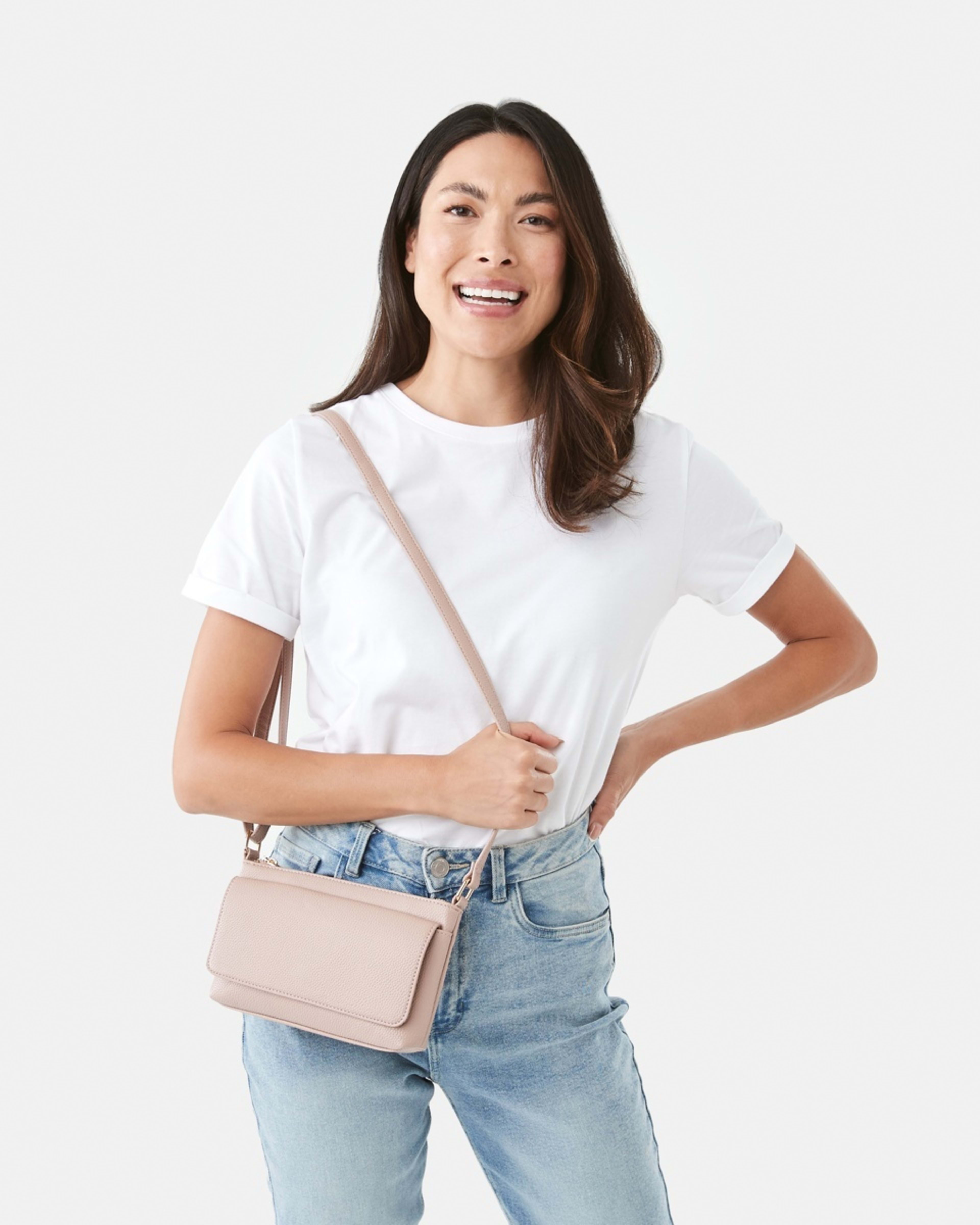 5 Envelope Pocket Crossbody Bag BUFF PINK, 5 of 5