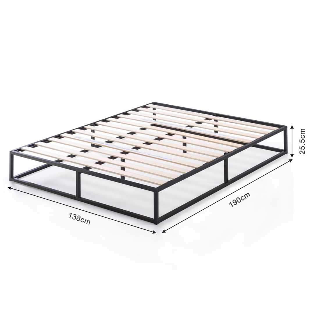 Double Bed Olivia Metal Bed Base Kmart