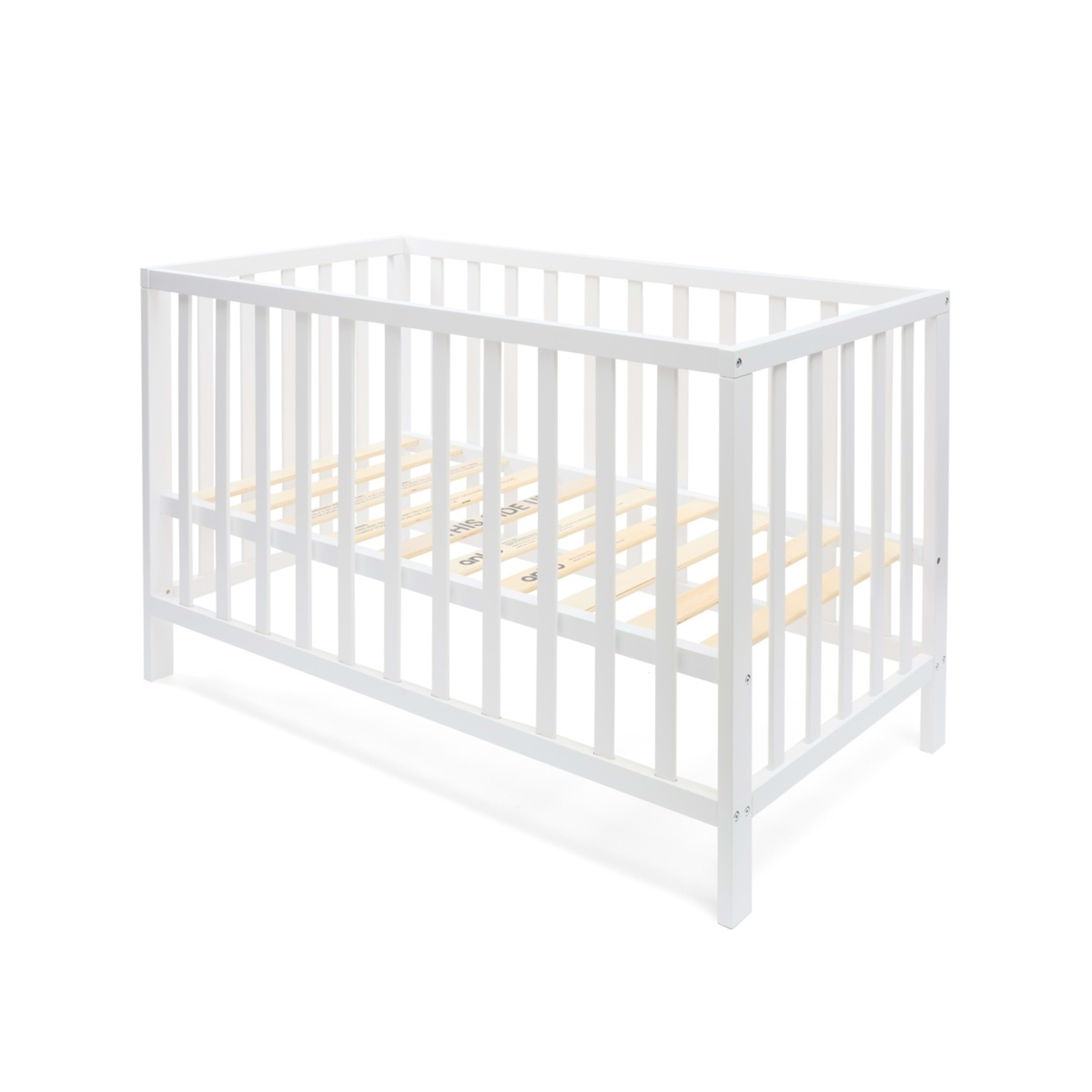 3 White Wooden Cot, 3 of 9