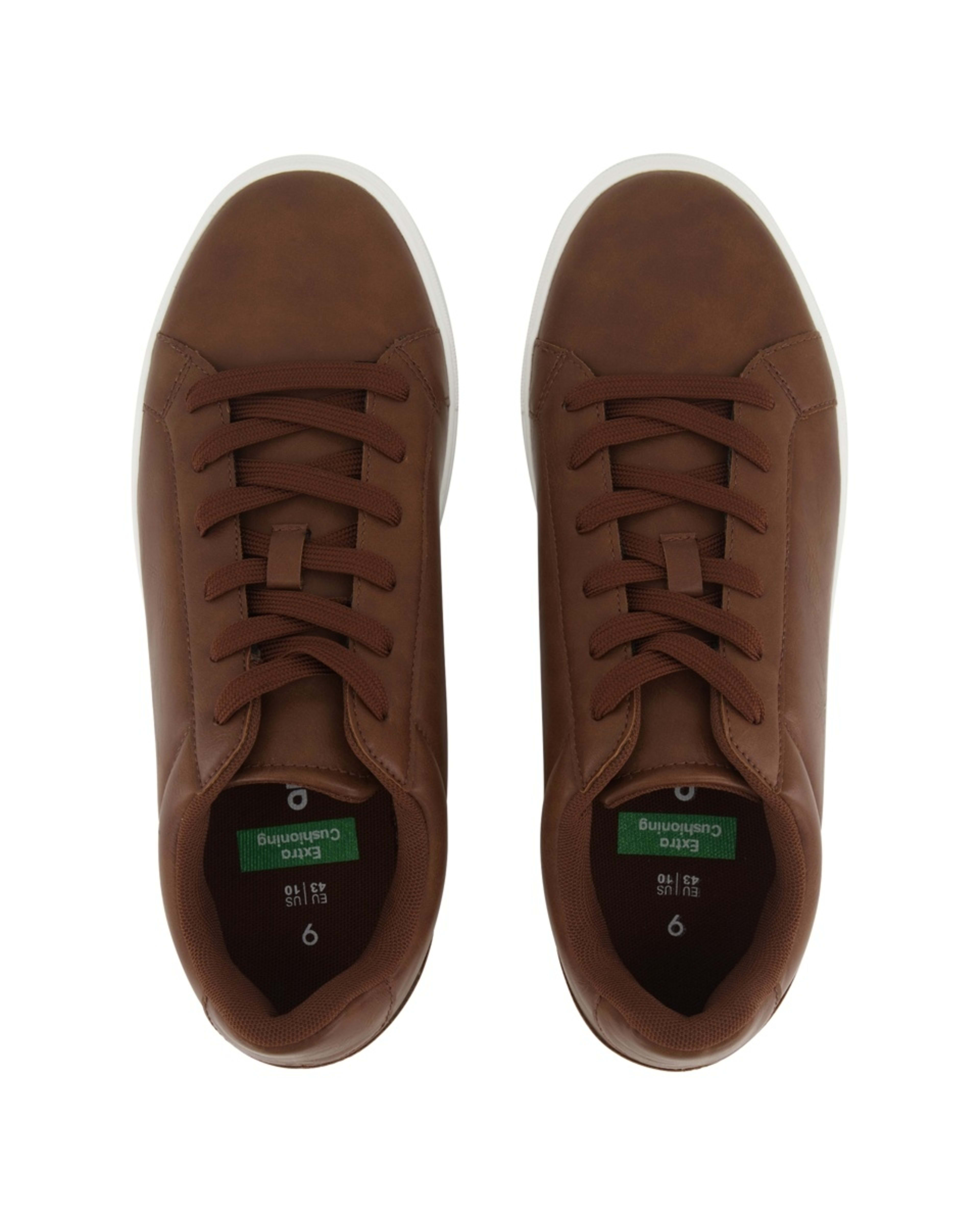 2 Casual Court Lace Up Sneakers CHOCOLATE BROWN, 2 of 5
