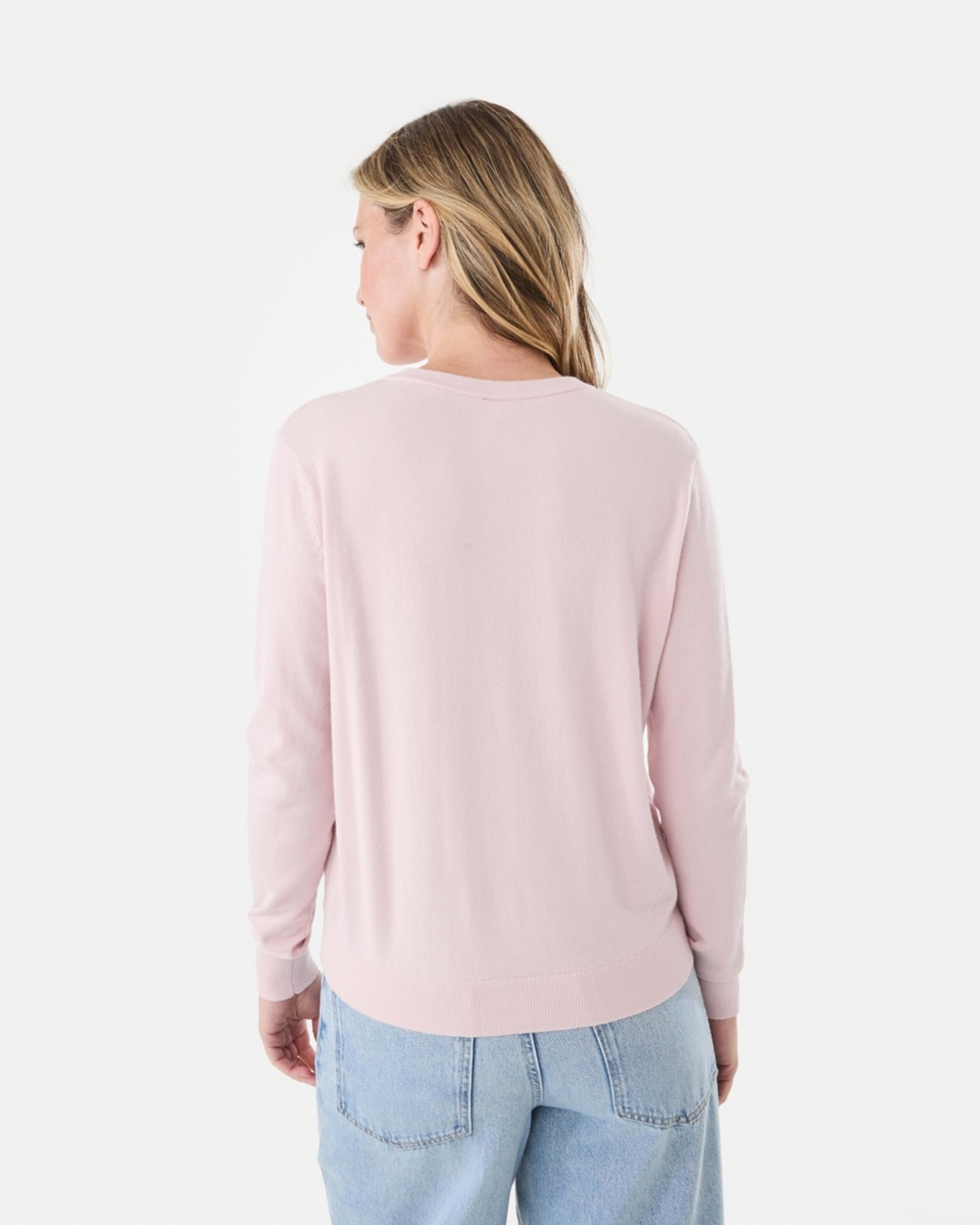3 Lightweight Crew Neck Cardigan SOFT BLOSSOM, 3 of 6