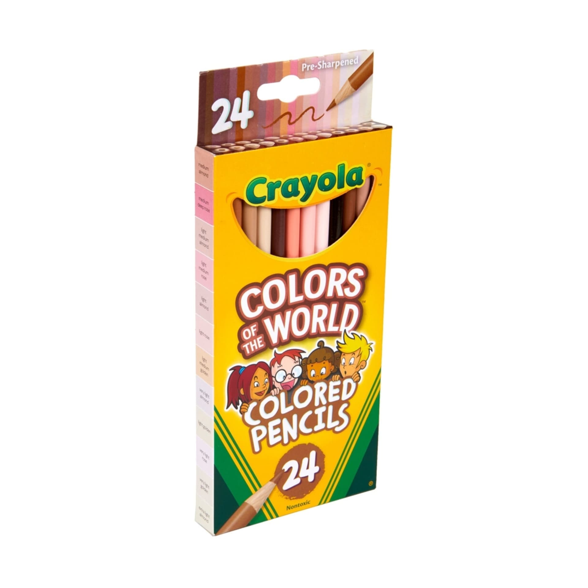 Crayola 24 Pack Colours of the World Coloured Pencils Kmart