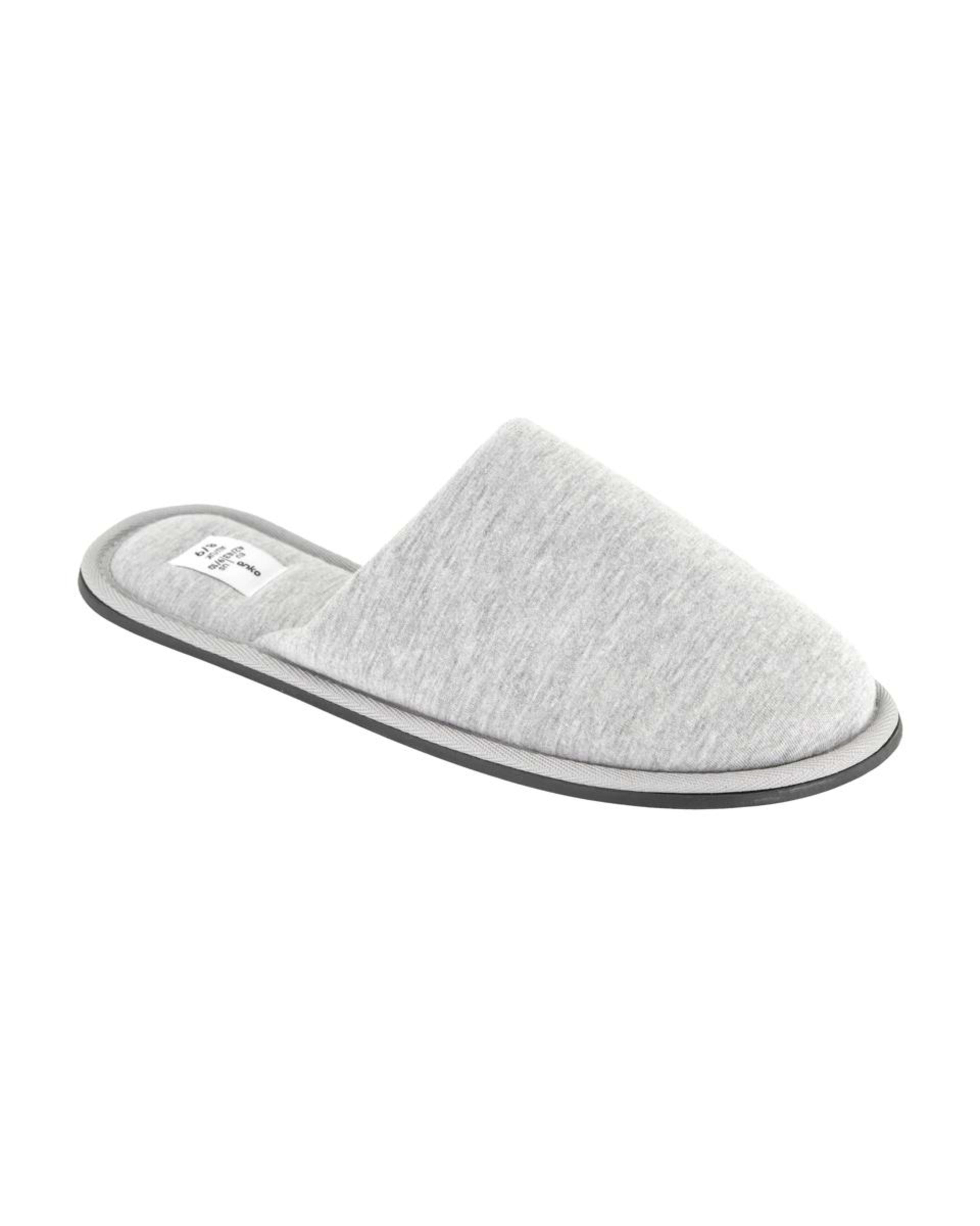 1 Windsor Slipper Scuffs LIGHT GREY, 1 of 3