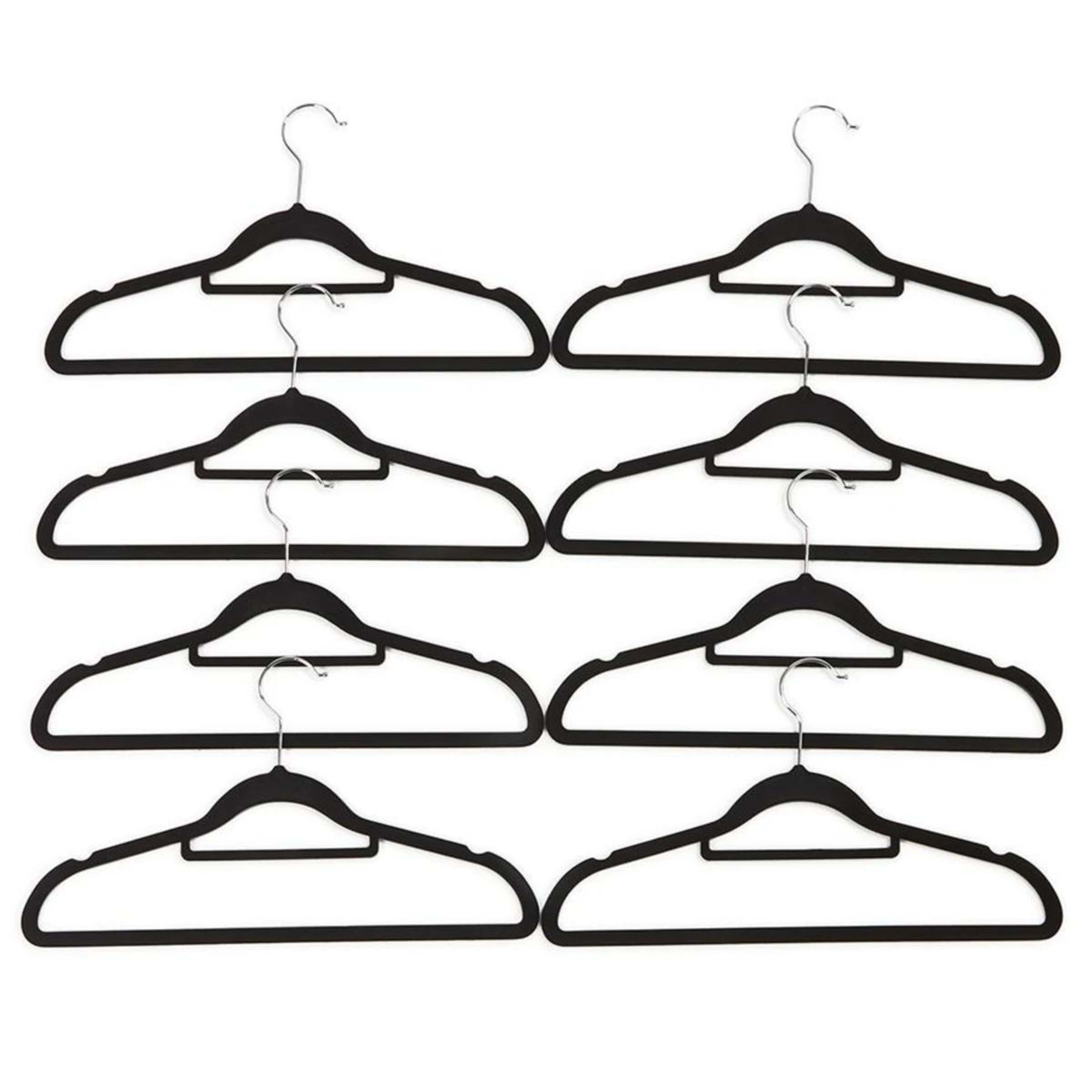 1 Flocked Hangers - Pack of 8